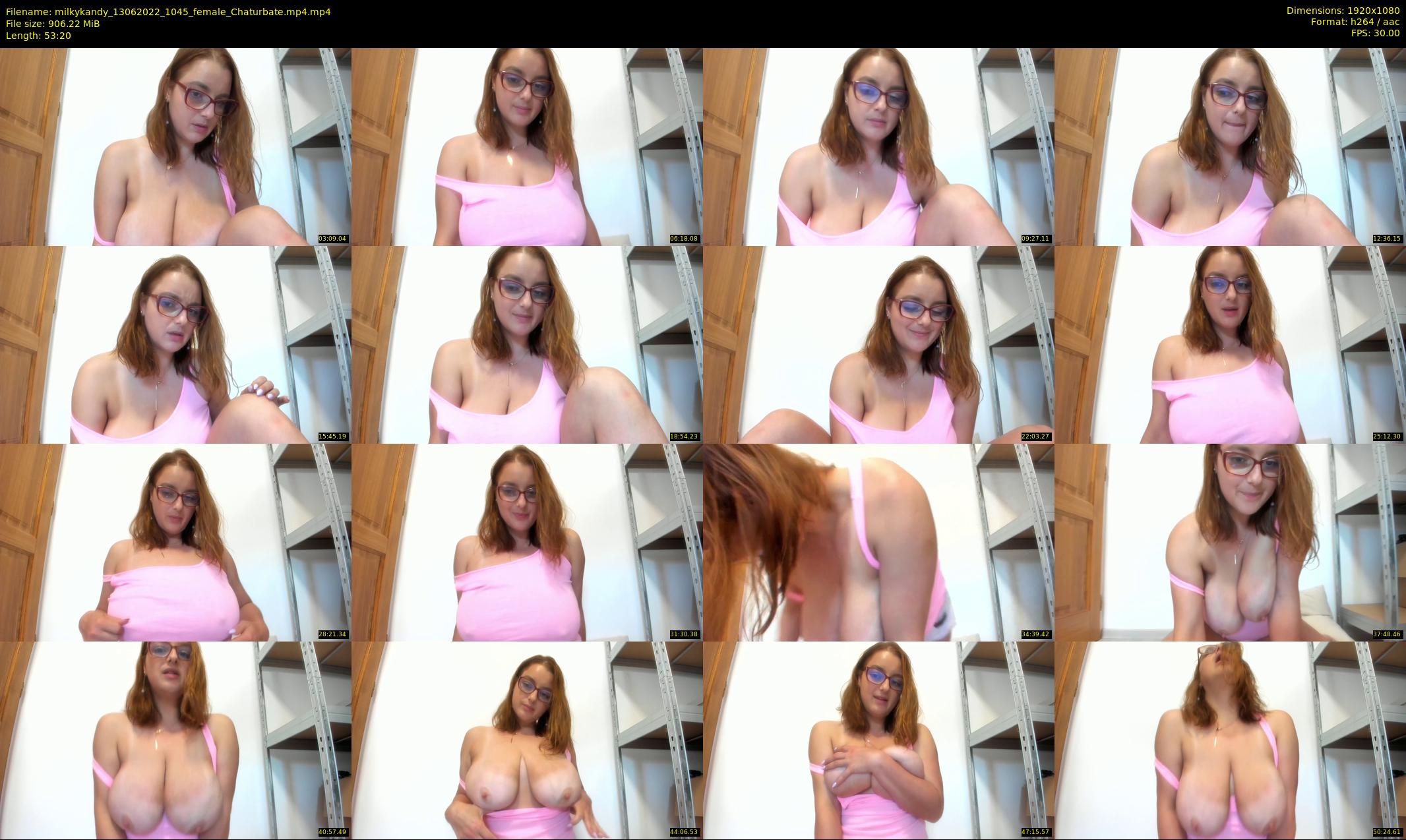 milkykandy — 54 minute Chaturbate female cam show recording, 1080p, Jun 13, 2022