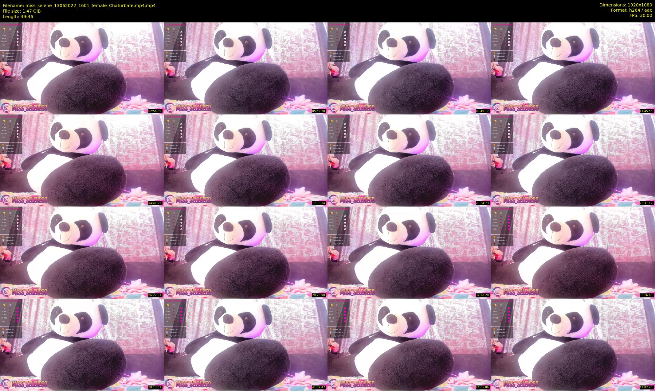 miss_selene — 50 minute Chaturbate female cam show recording, 1080p, Jun 13, 2022