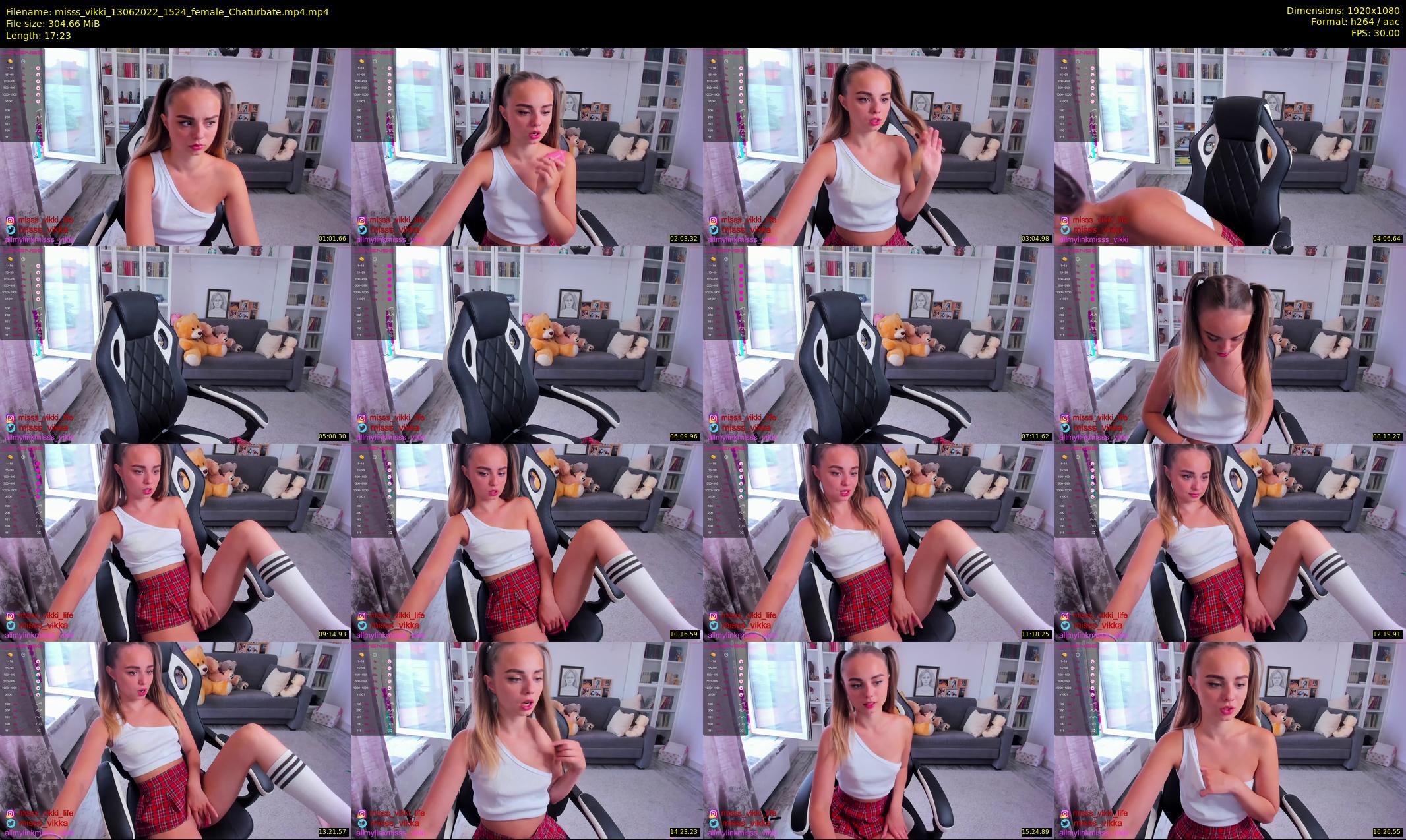 misss_vikki — 18 minute Chaturbate female cam show recording, 1080p, Jun 13, 2022