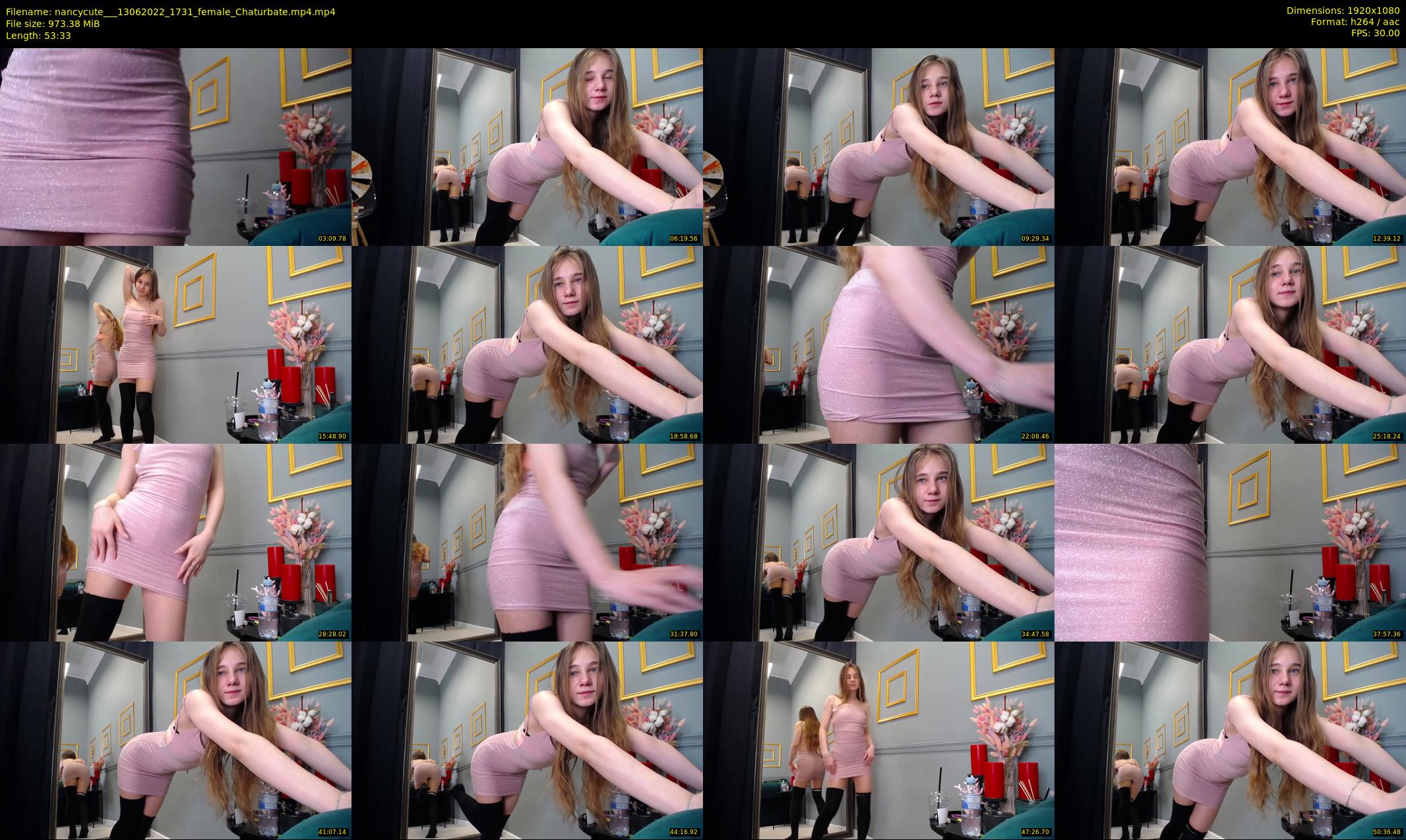 nancycute__ — 54 minute Chaturbate female cam show recording, 1080p, Jun 13, 2022
