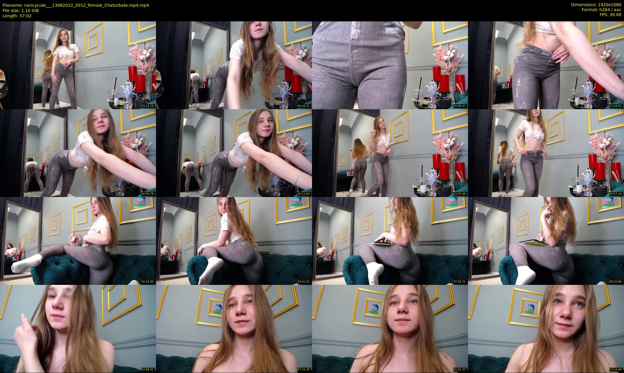 nancycute__ — 58 minute Chaturbate female cam show recording, 1080p, Jun 13, 2022