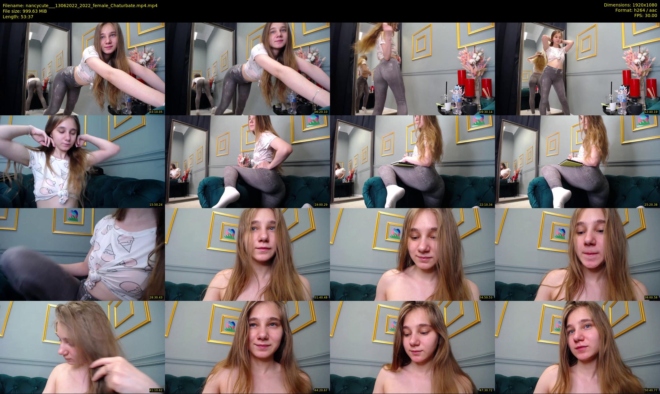 nancycute__ — 54 minute Chaturbate female cam show recording, 1080p, Jun 13, 2022