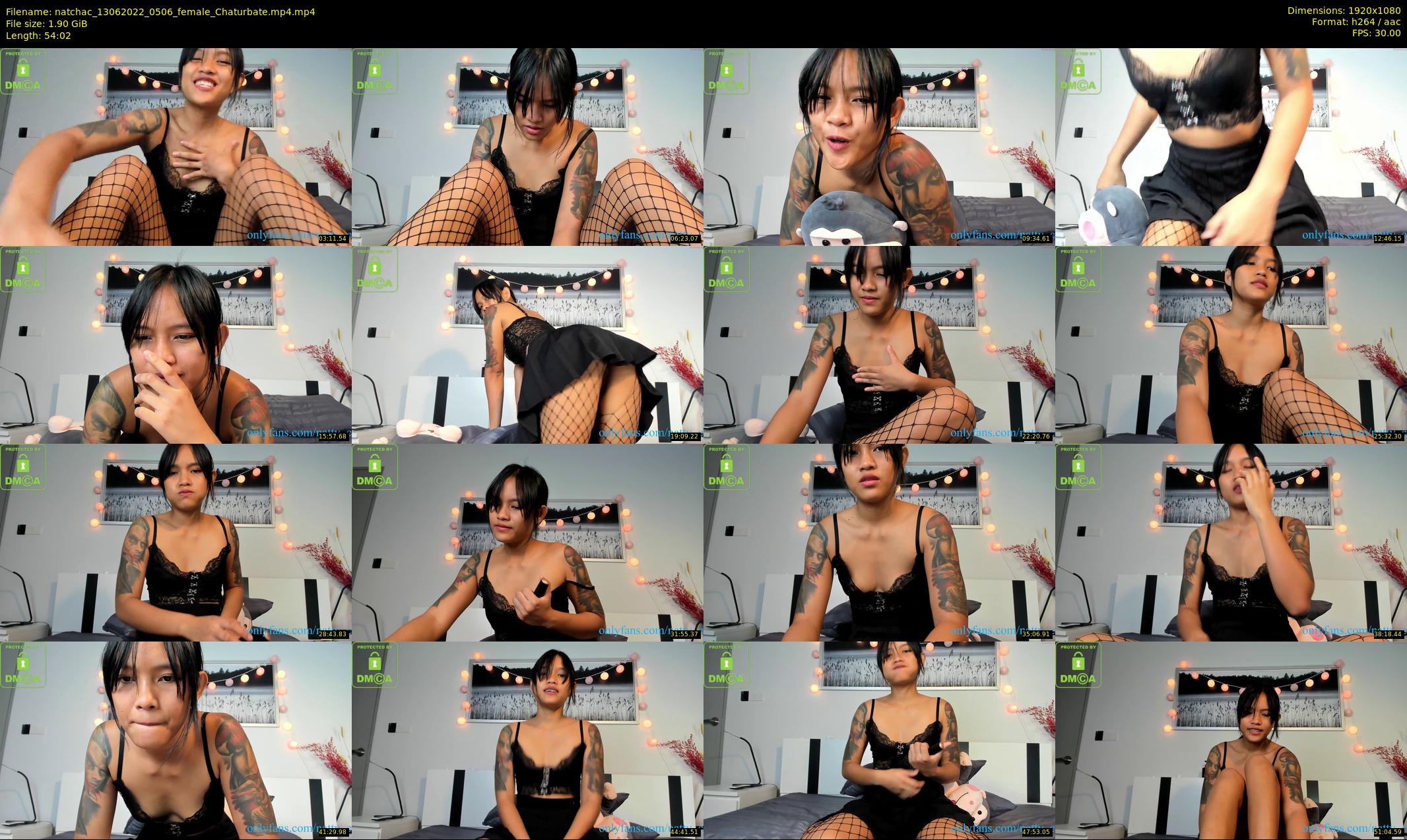 natchac — 55 minute Chaturbate female cam show recording, 1080p, Jun 13, 2022