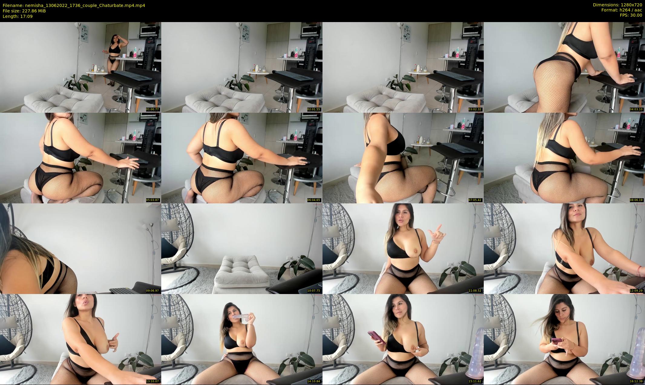 nemisha — 18 minute Chaturbate female cam show recording, 720p, Jun 13, 2022