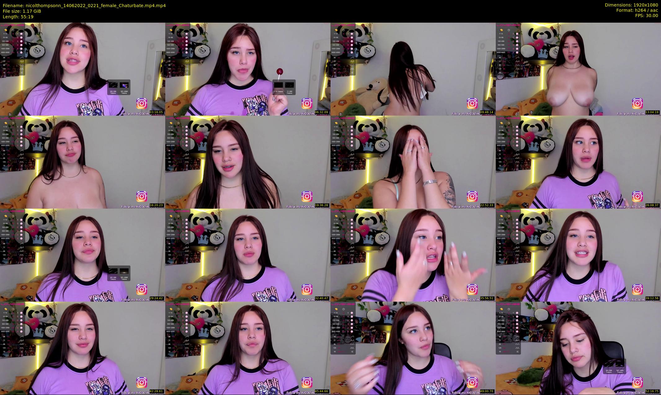 nicolthompsonn — 56 minute Chaturbate female cam show recording, 1080p, Jun 14, 2022