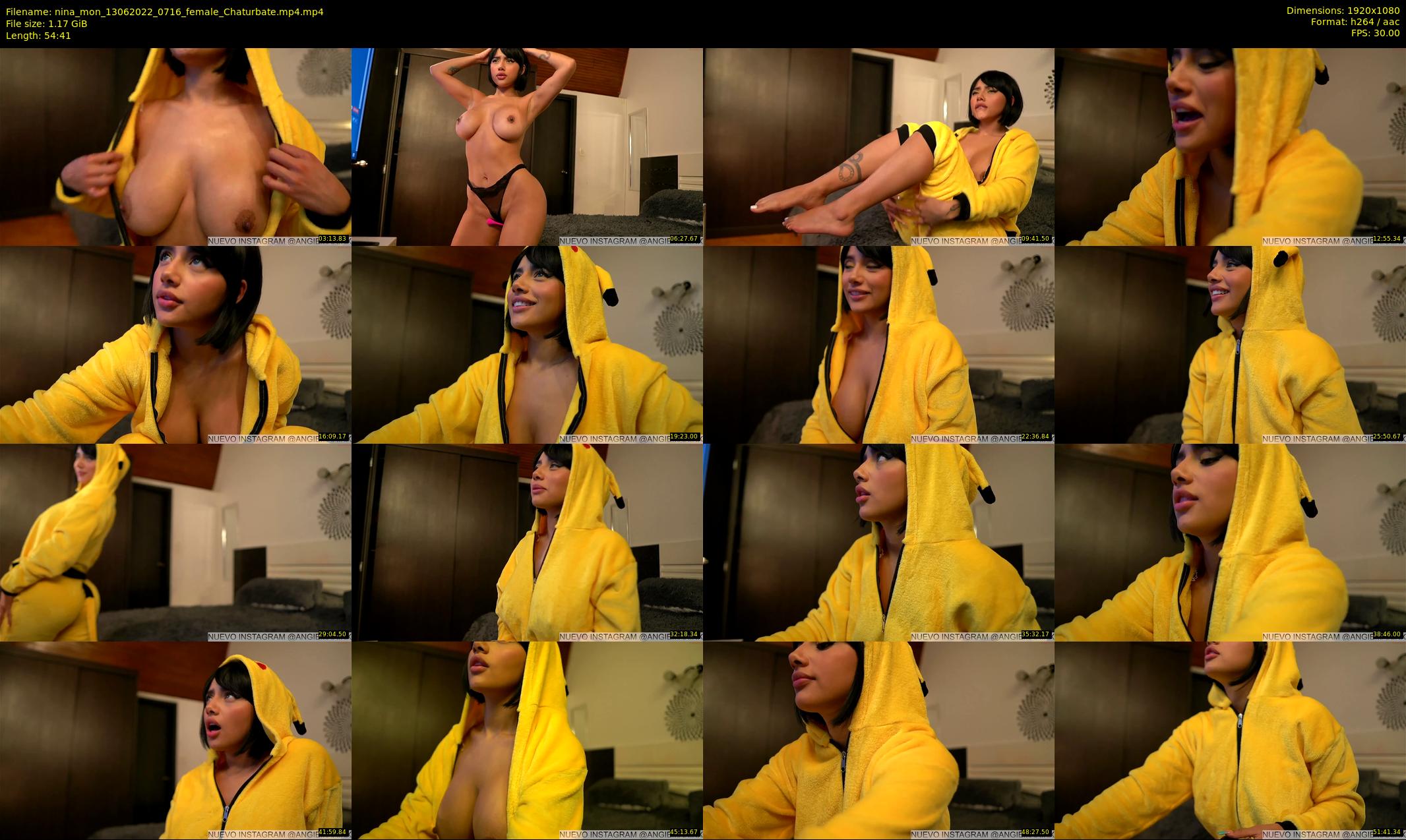 nina_mon — 55 minute Chaturbate female cam show recording, 1080p, Jun 13, 2022