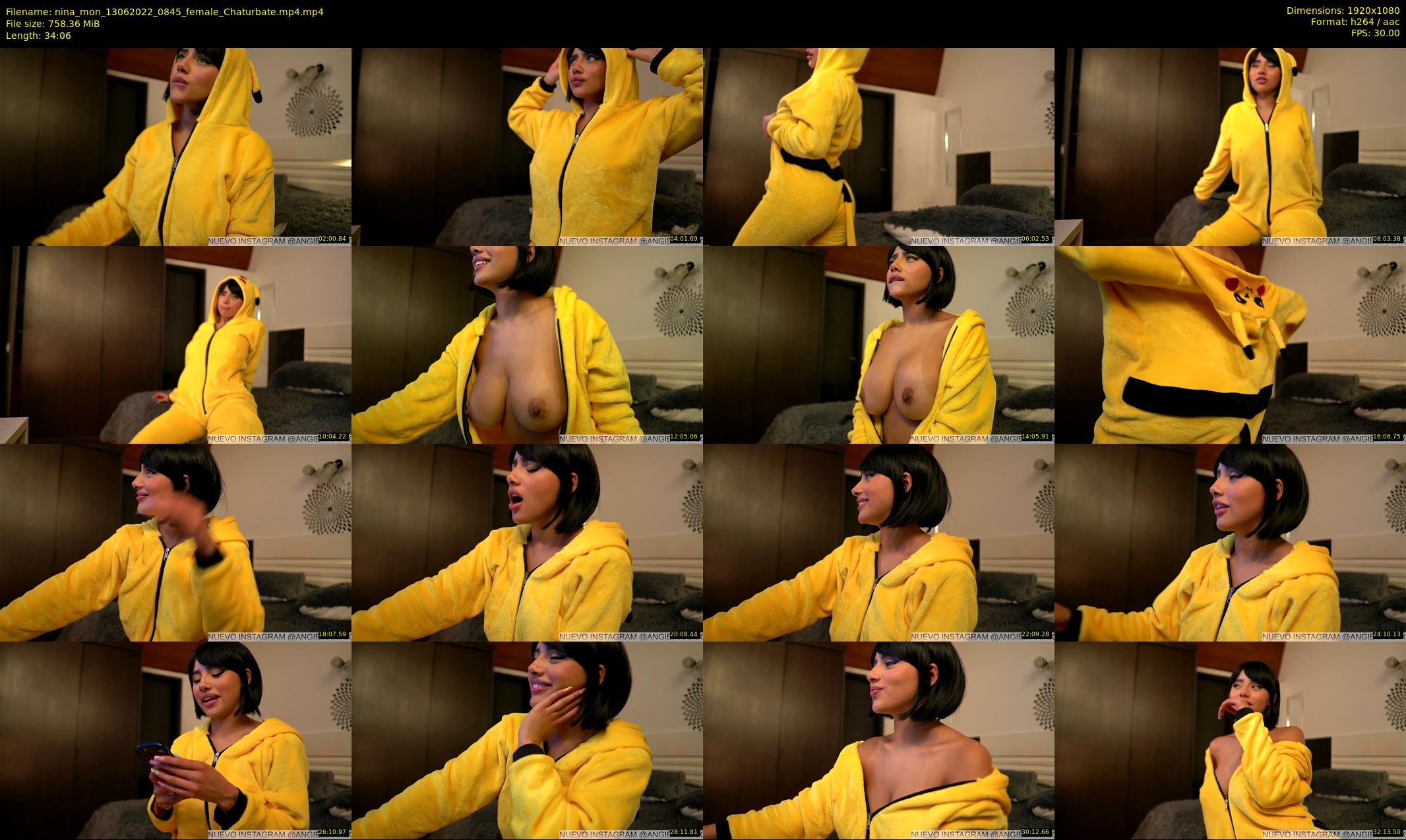 nina_mon — 35 minute Chaturbate female cam show recording, 1080p, Jun 13, 2022