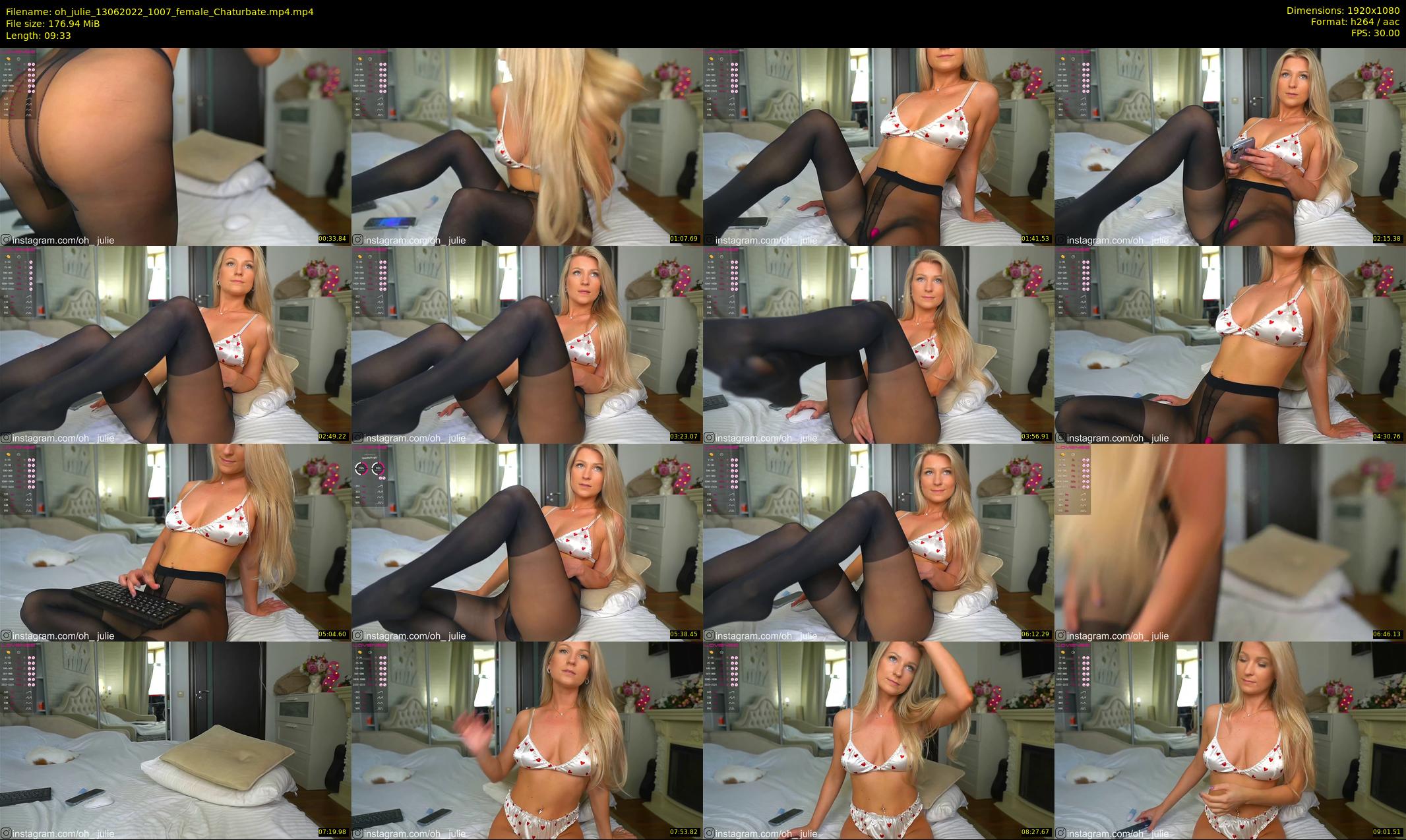 oh_julie — 10 minute Chaturbate female cam show recording, 1080p, Jun 13, 2022