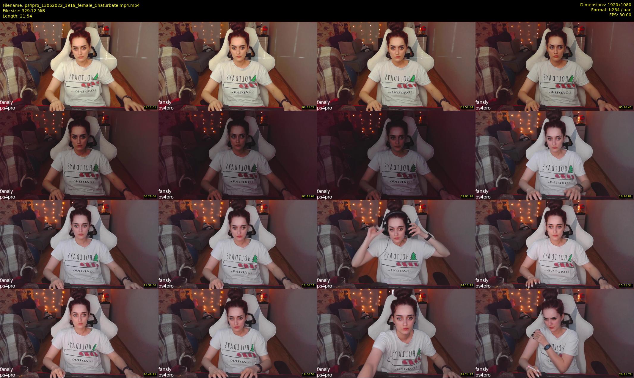 ps4pro — 22 minute Chaturbate female cam show recording, 1080p, Jun 13, 2022