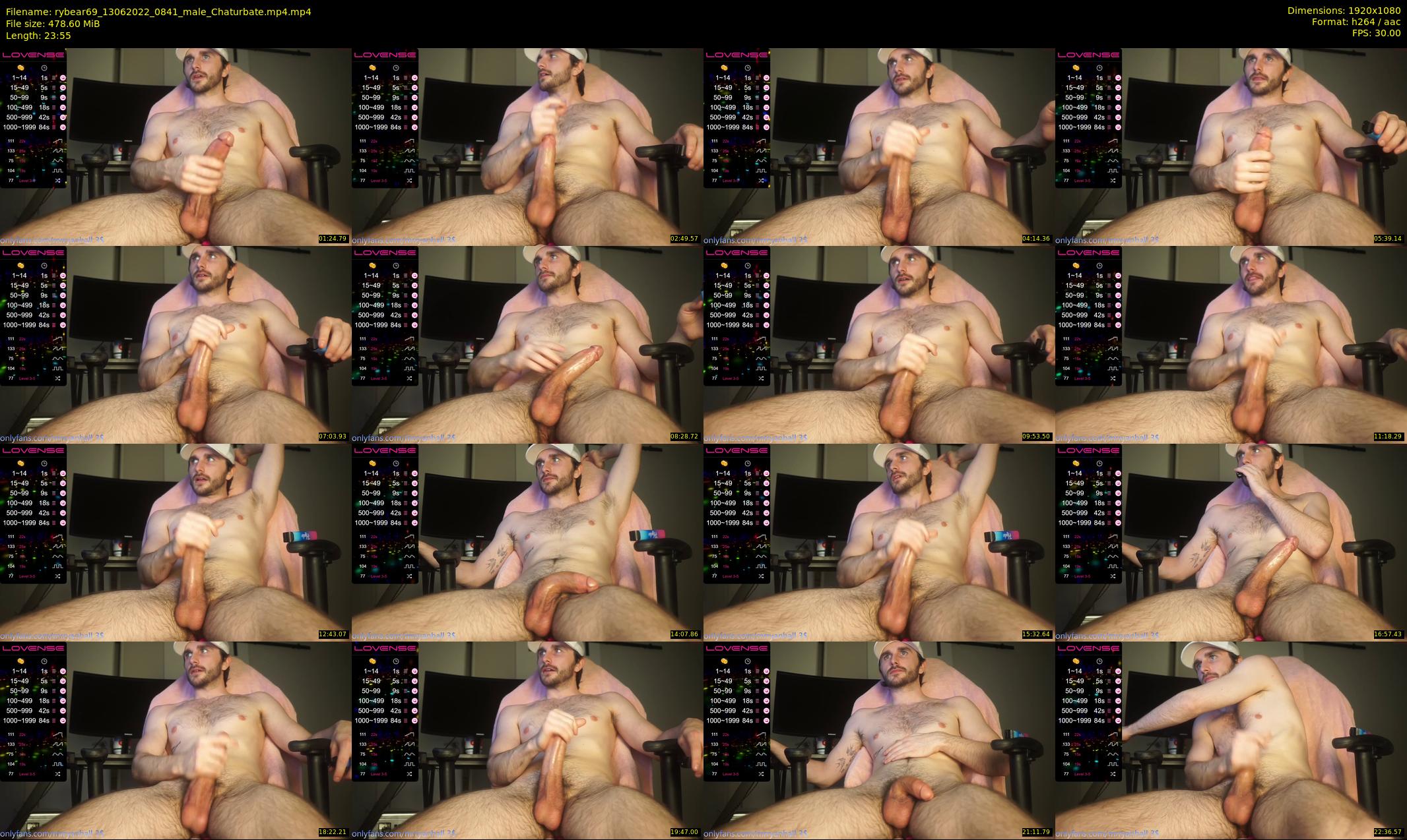 rybear69 — 24 minute Chaturbate male cam show recording, 1080p, Jun 13, 2022