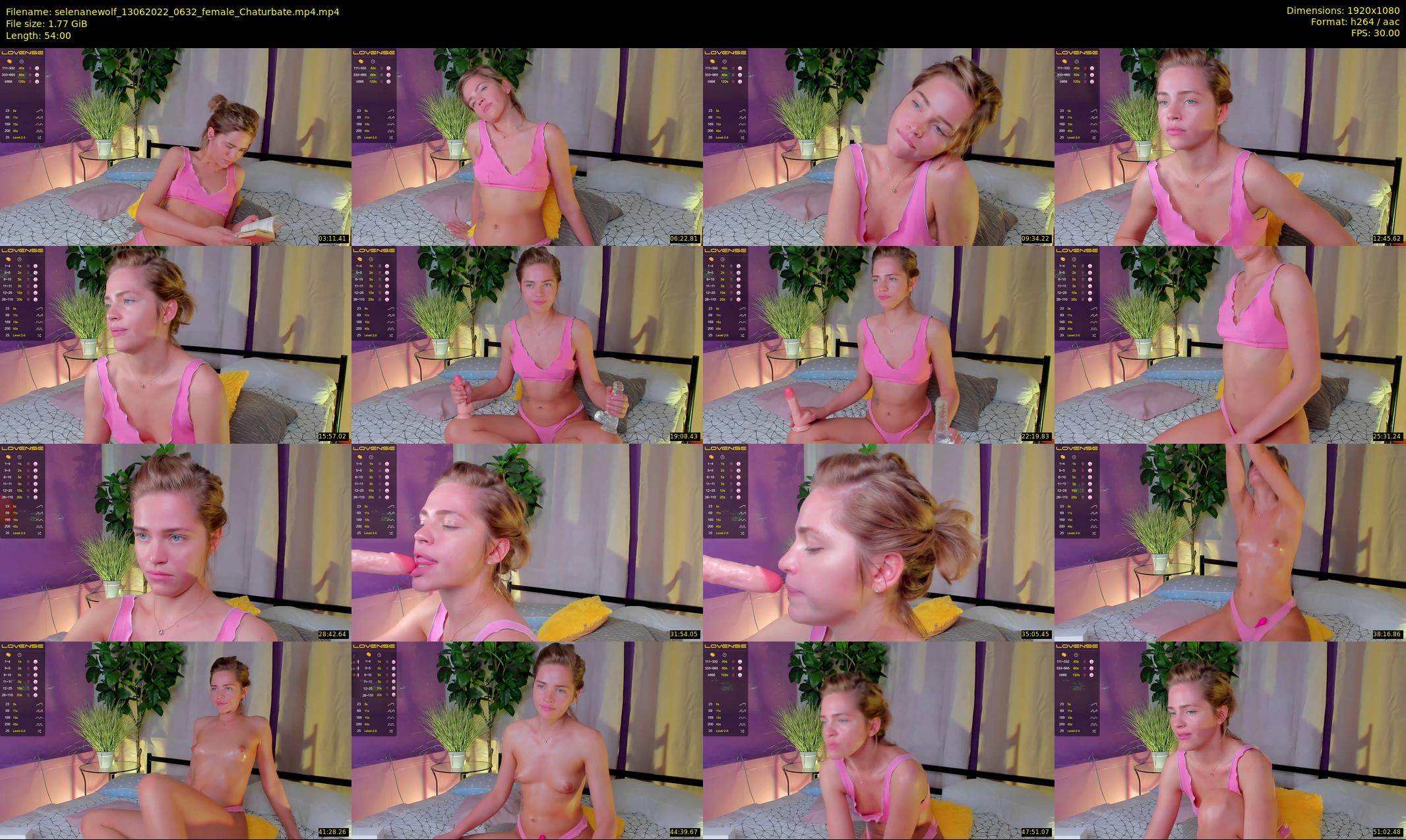 selenanewolf — 54 minute Chaturbate couple cam show recording, 1080p, Jun 13, 2022