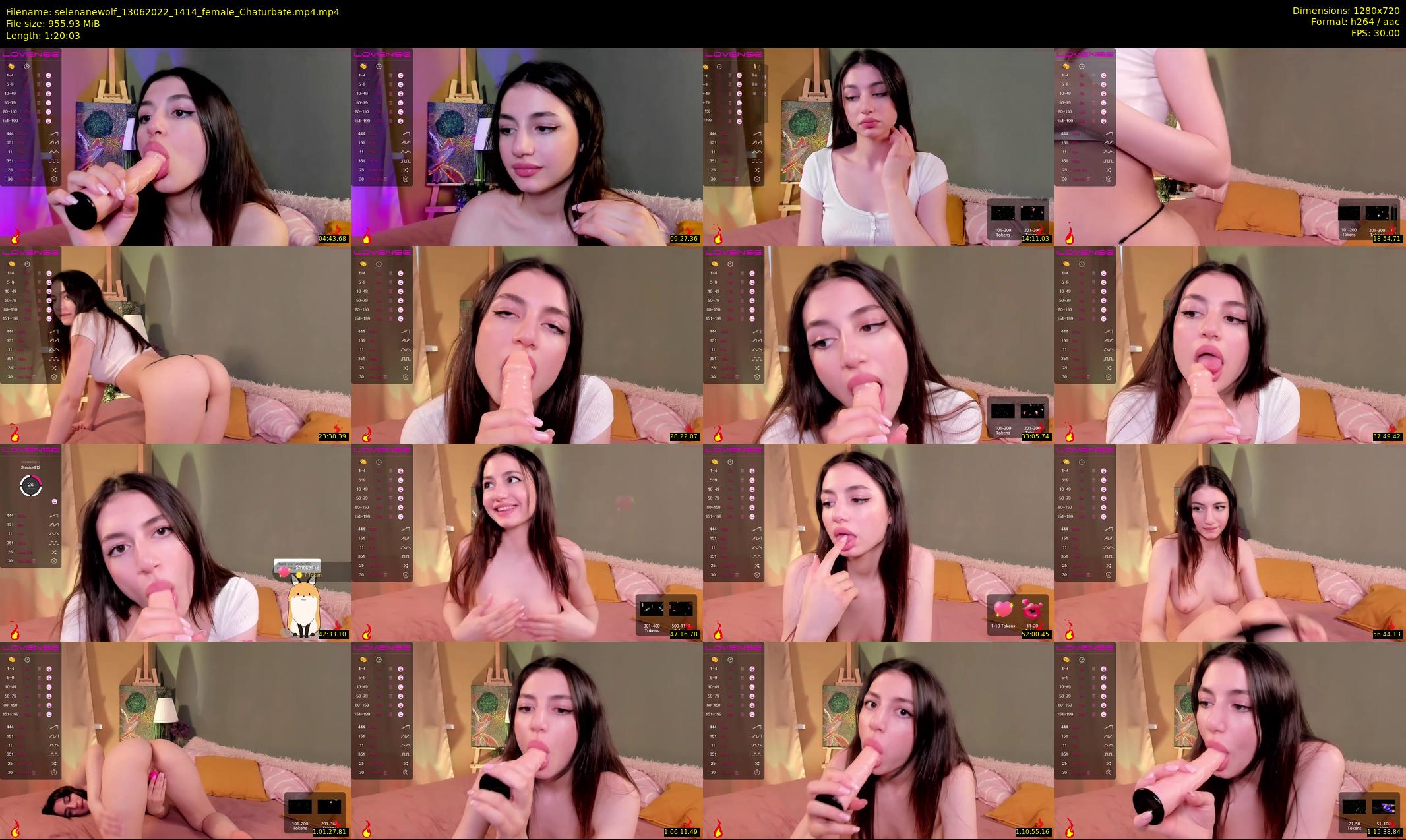 selenanewolf — 81 minute Chaturbate couple cam show recording, 720p, Jun 13, 2022