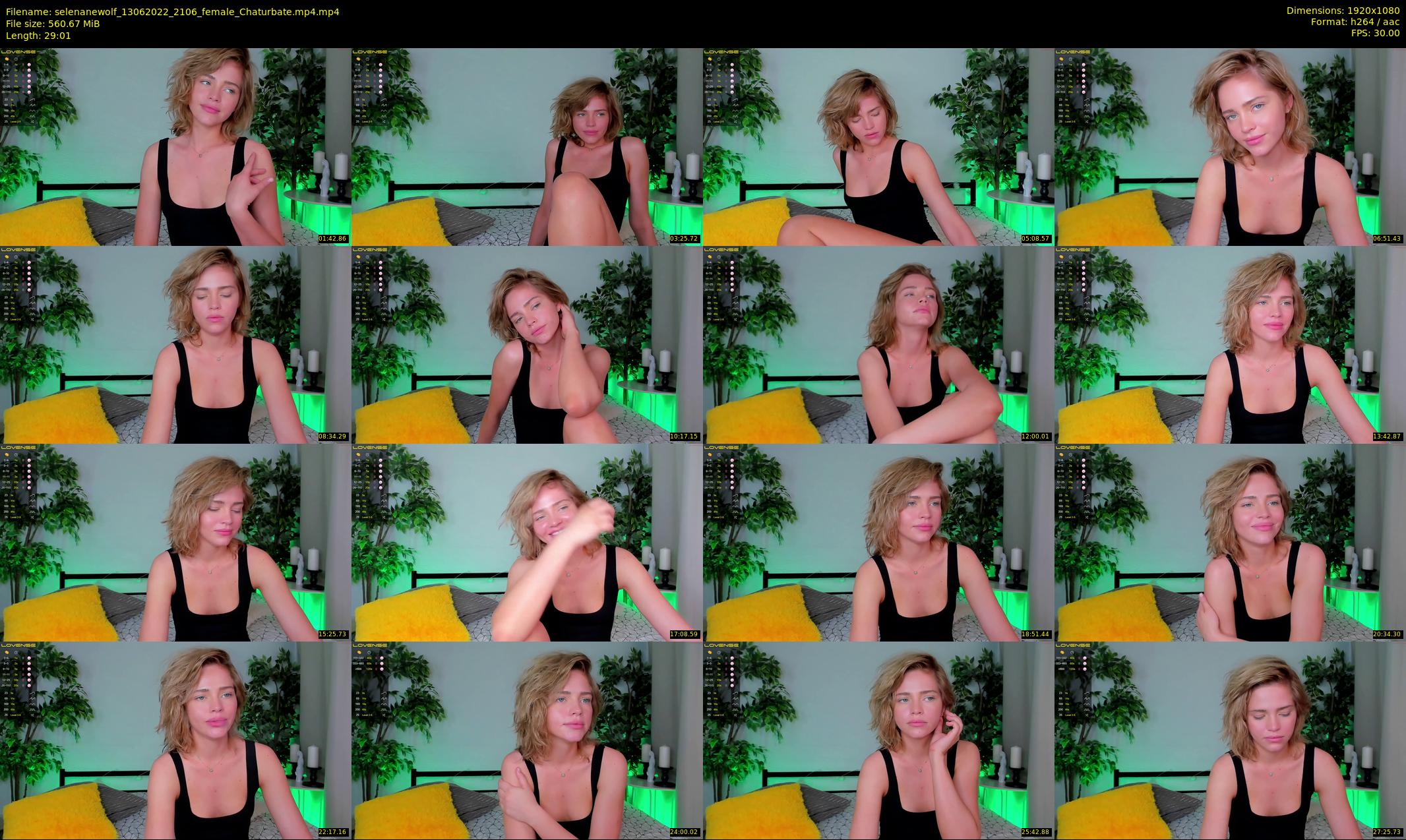 selenanewolf — 30 minute Chaturbate couple cam show recording, 1080p, Jun 13, 2022