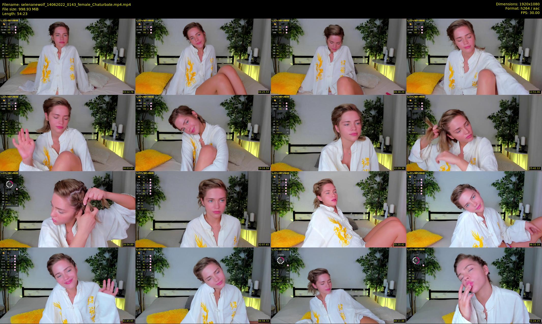 selenanewolf — 55 minute Chaturbate couple cam show recording, 1080p, Jun 14, 2022