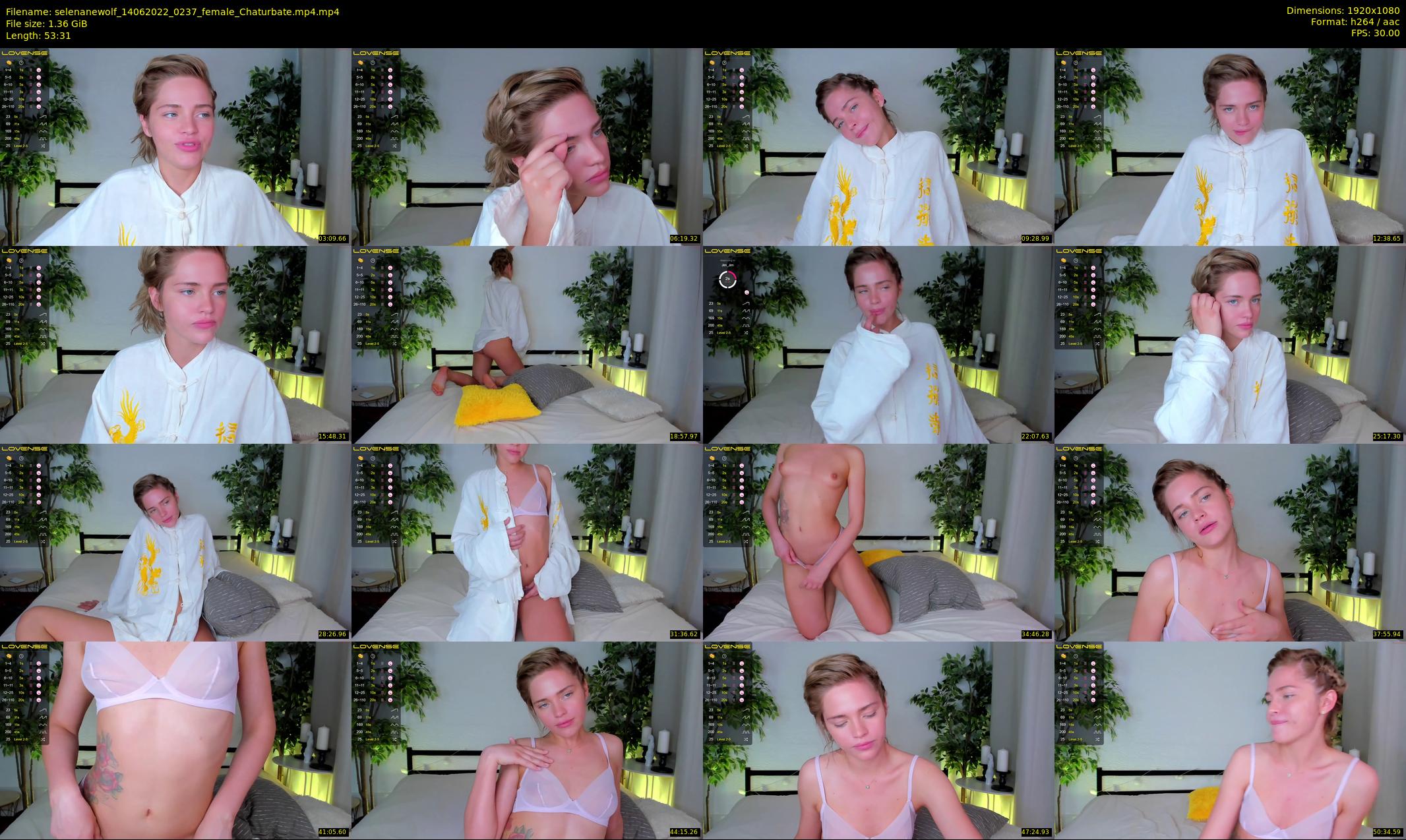 selenanewolf — 54 minute Chaturbate couple cam show recording, 1080p, Jun 14, 2022