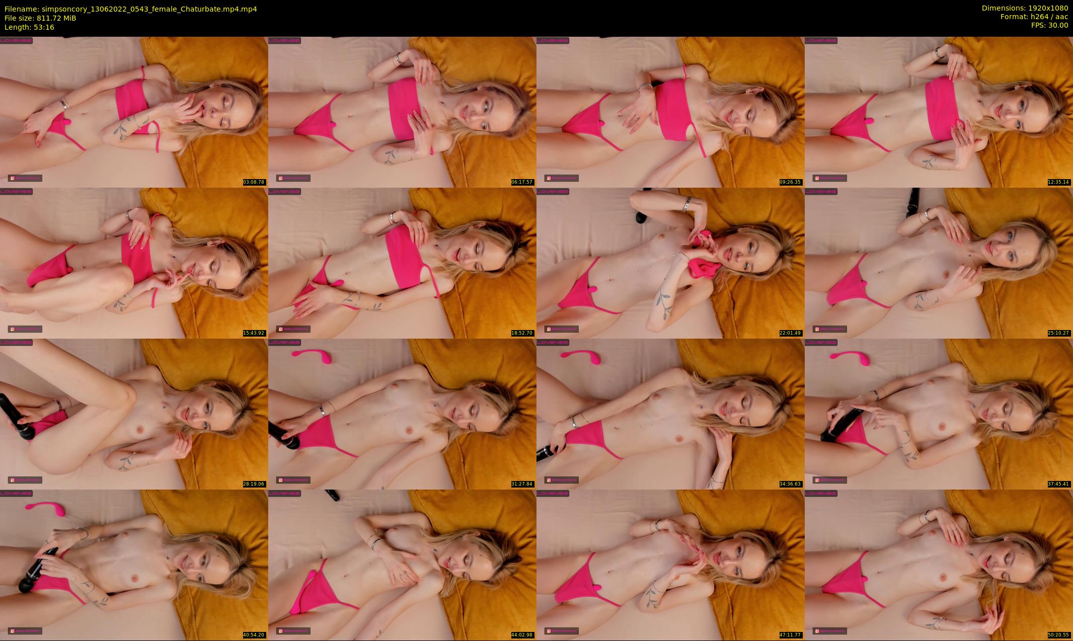 simpsoncory — 54 minute Chaturbate female cam show recording, 1080p, Jun 13, 2022