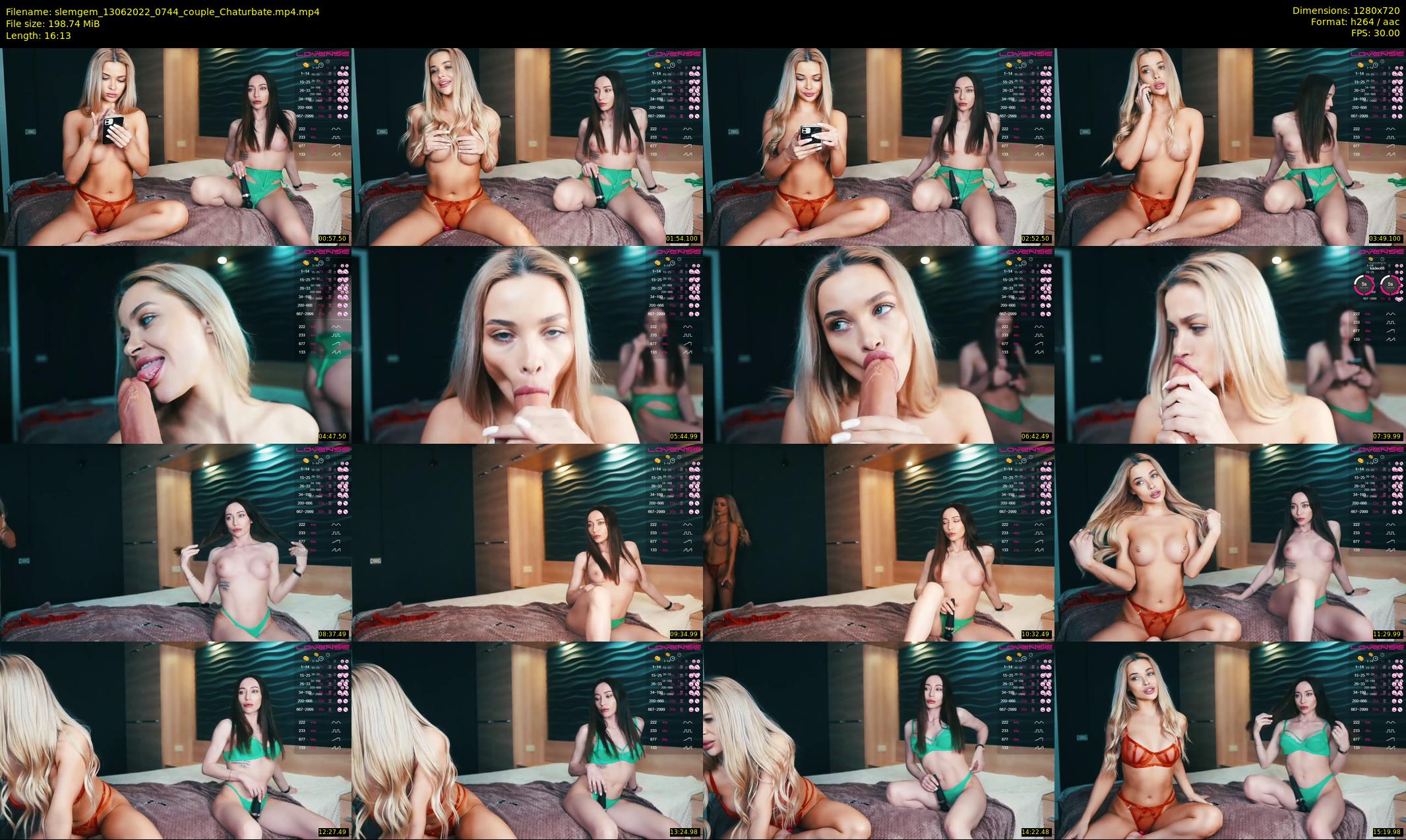 slemgem — 17 minute Chaturbate couple cam show recording, 720p, Jun 13, 2022