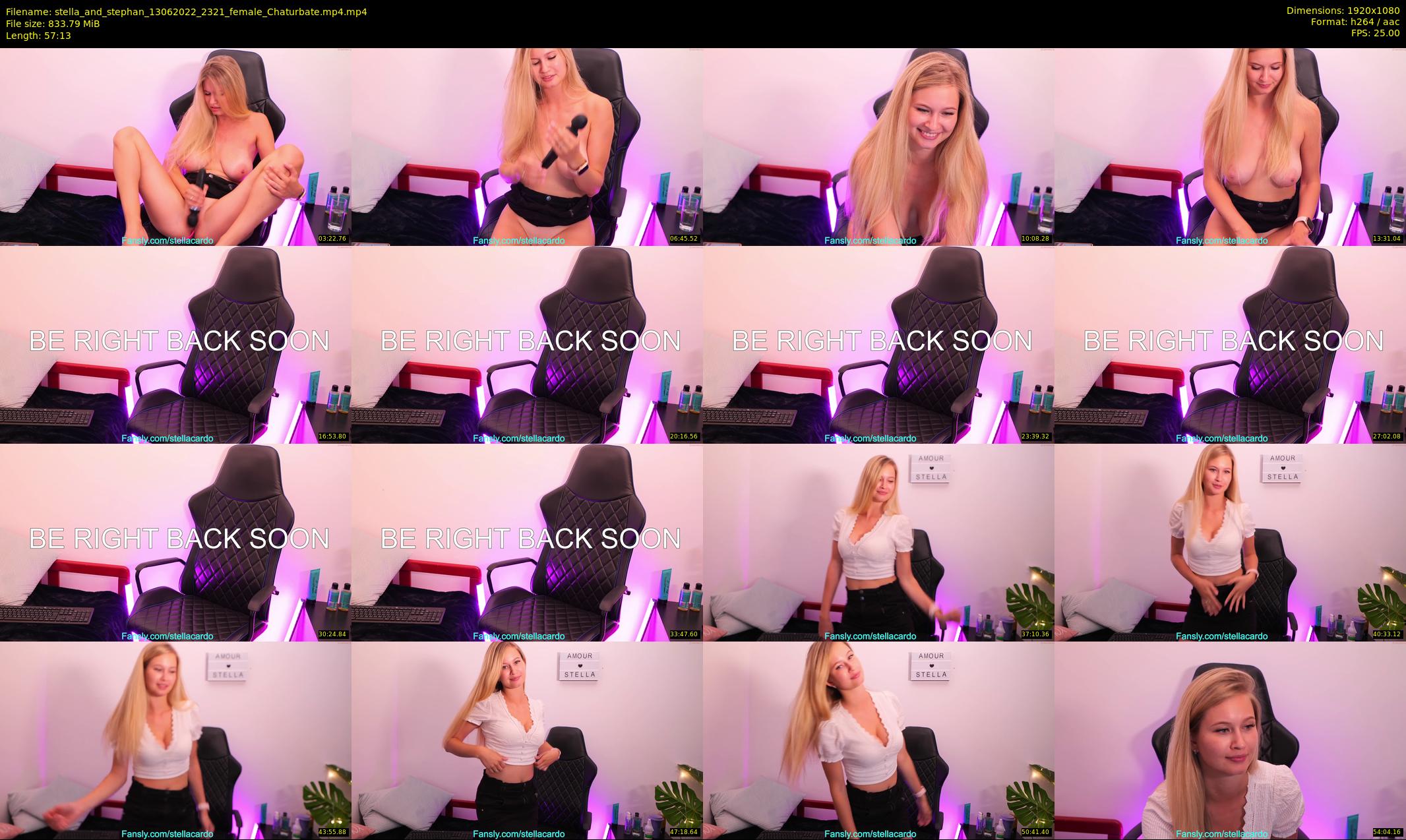 stella_and_stephan — 58 minute Chaturbate couple cam show recording, 1080p, Jun 13, 2022