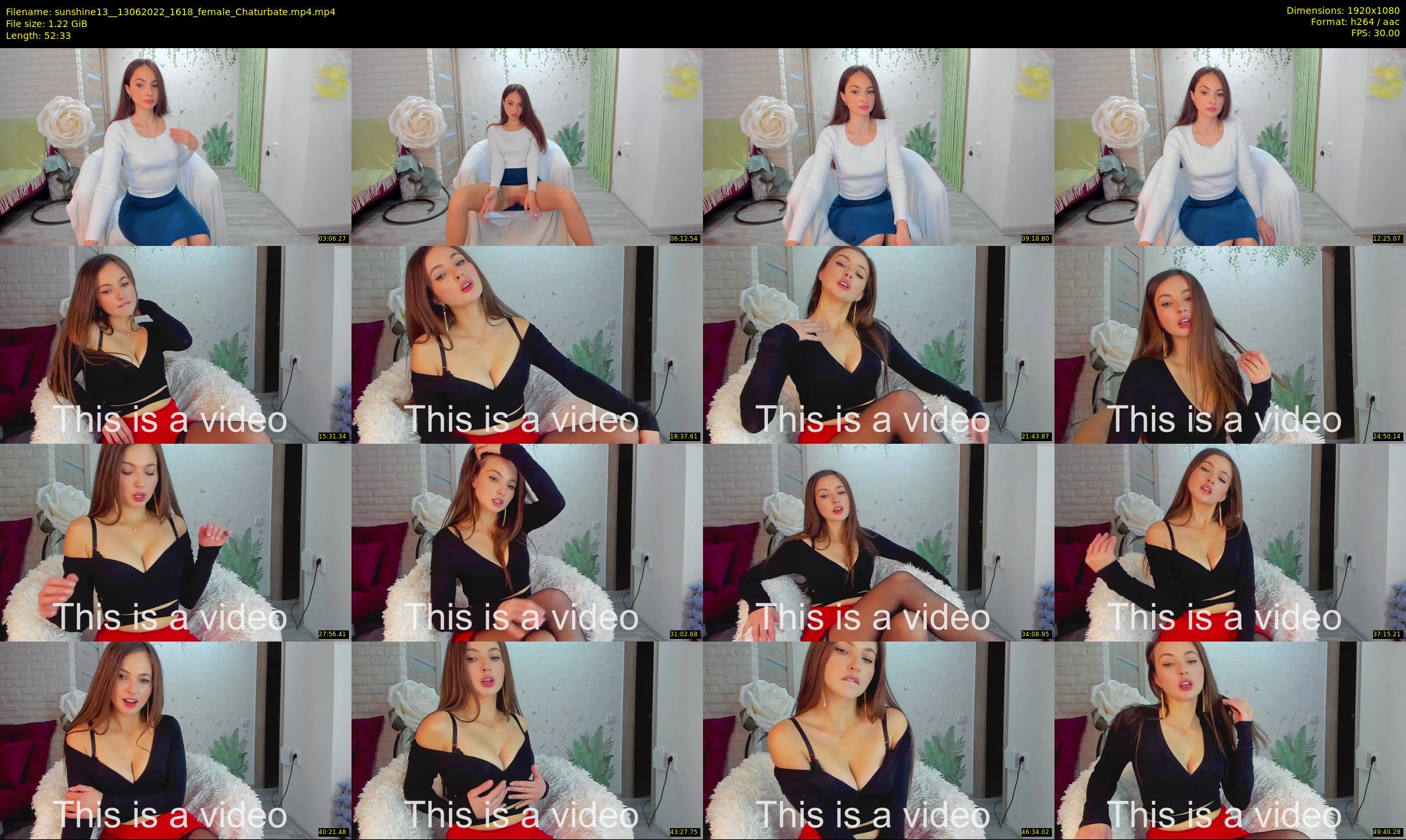 sunshine13_ — 53 minute Chaturbate female cam show recording, 1080p, Jun 13, 2022