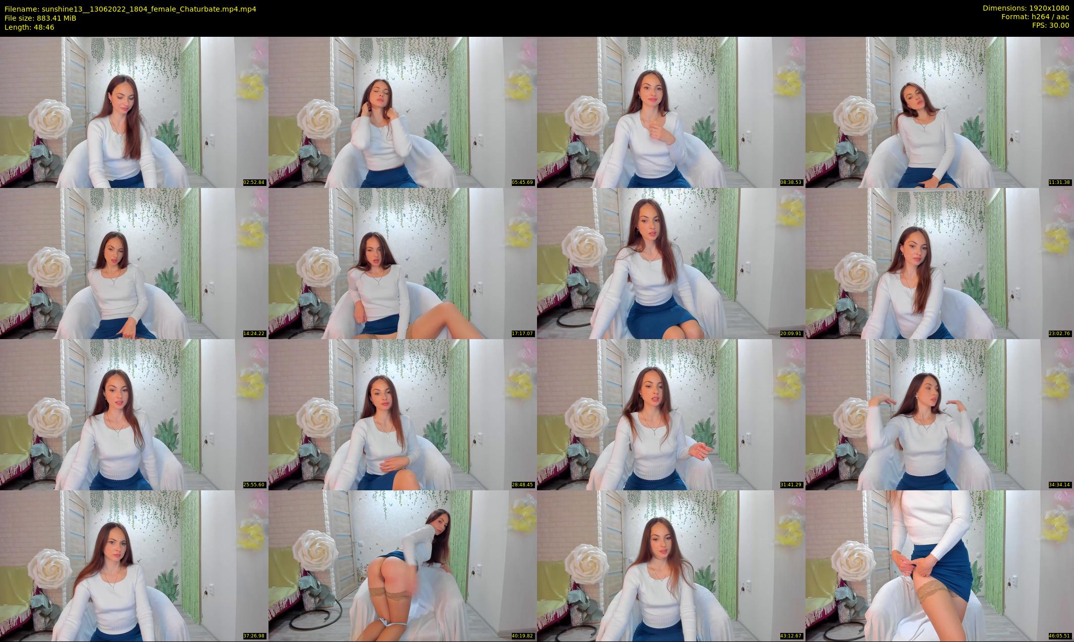 sunshine13_ — 49 minute Chaturbate female cam show recording, 1080p, Jun 13, 2022