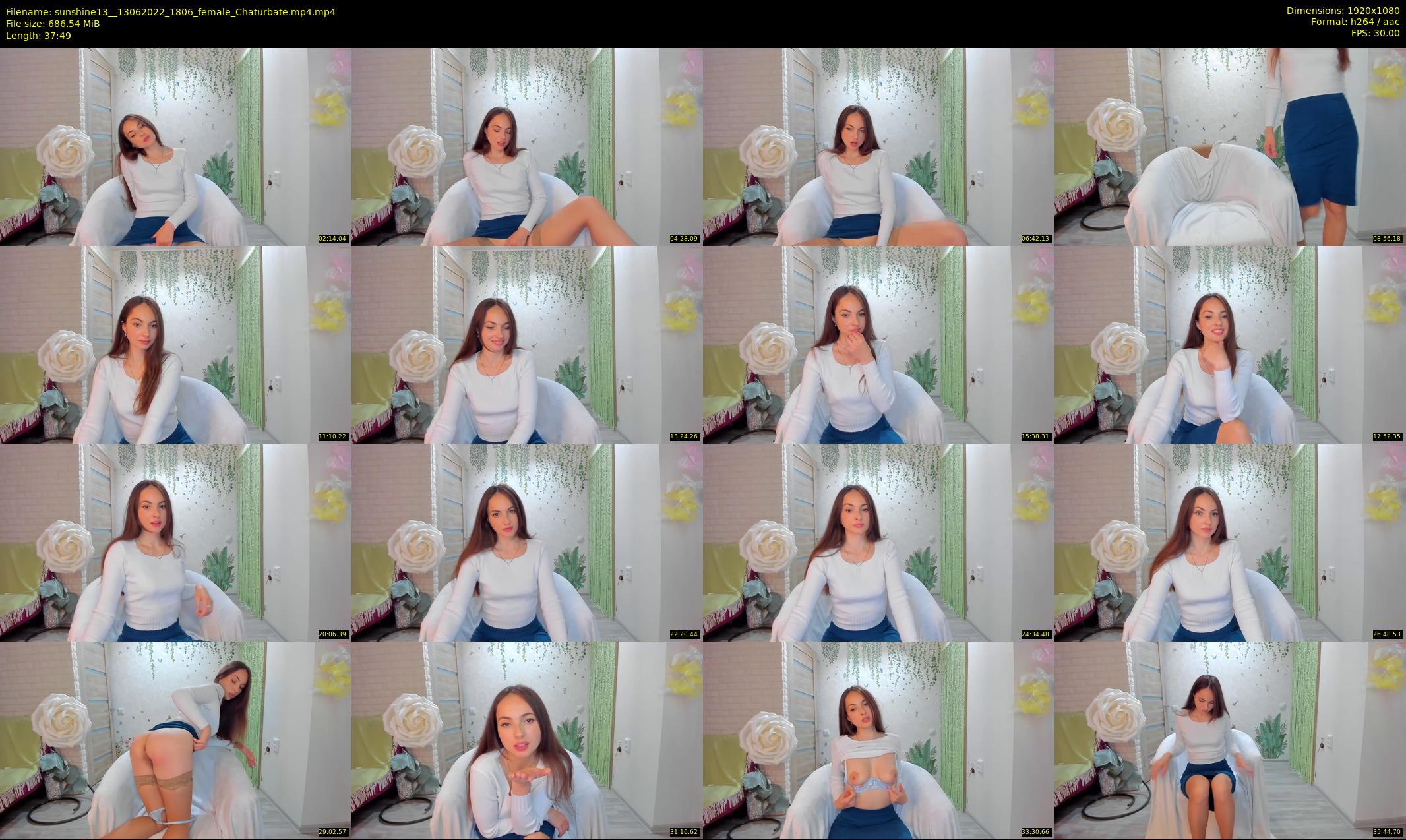 sunshine13_ — 38 minute Chaturbate female cam show recording, 1080p, Jun 13, 2022