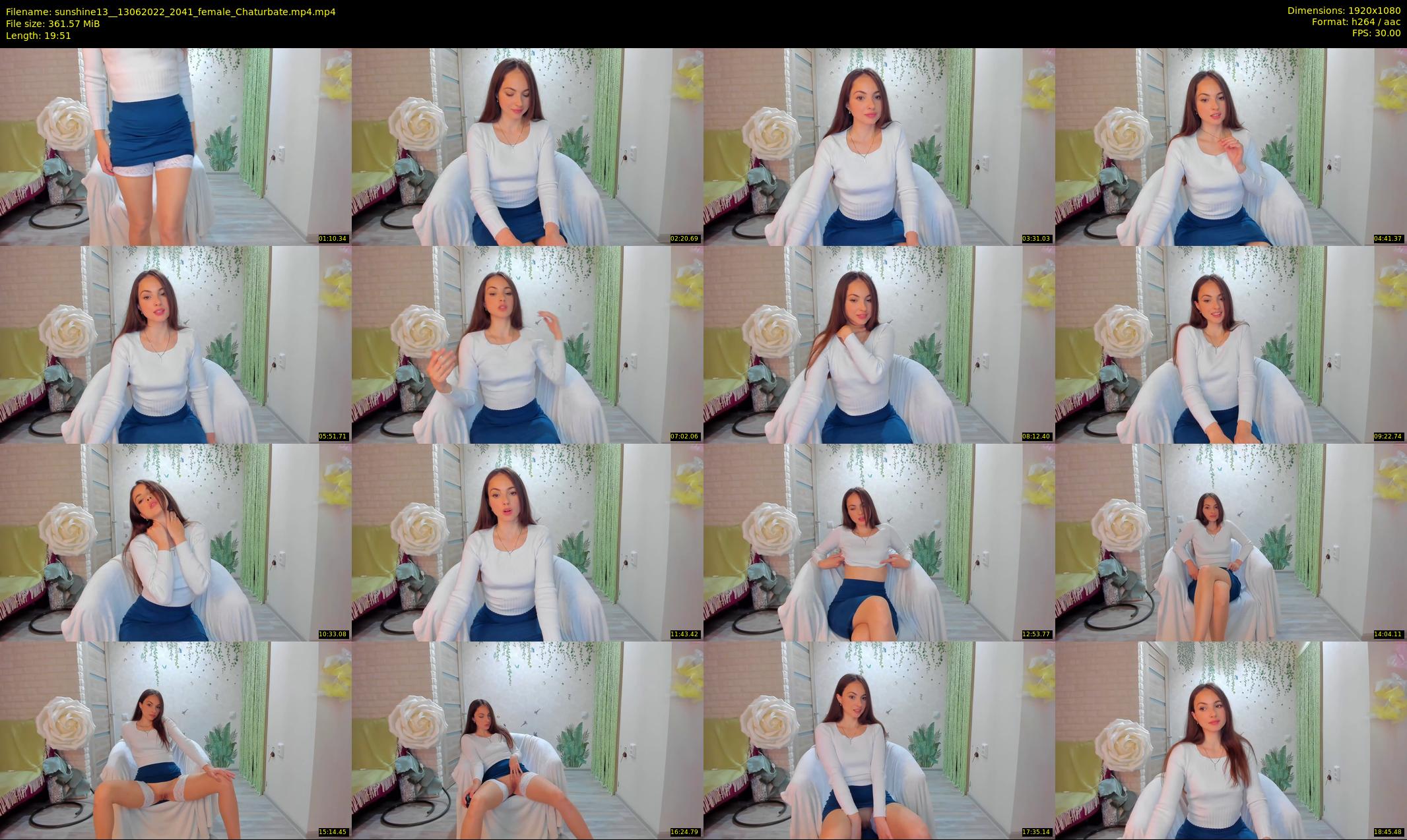 sunshine13_ — 20 minute Chaturbate female cam show recording, 1080p, Jun 13, 2022