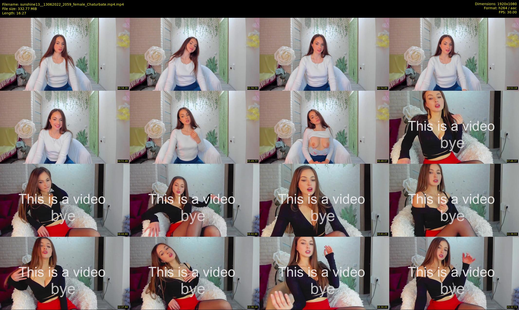 sunshine13_ — 17 minute Chaturbate female cam show recording, 1080p, Jun 13, 2022