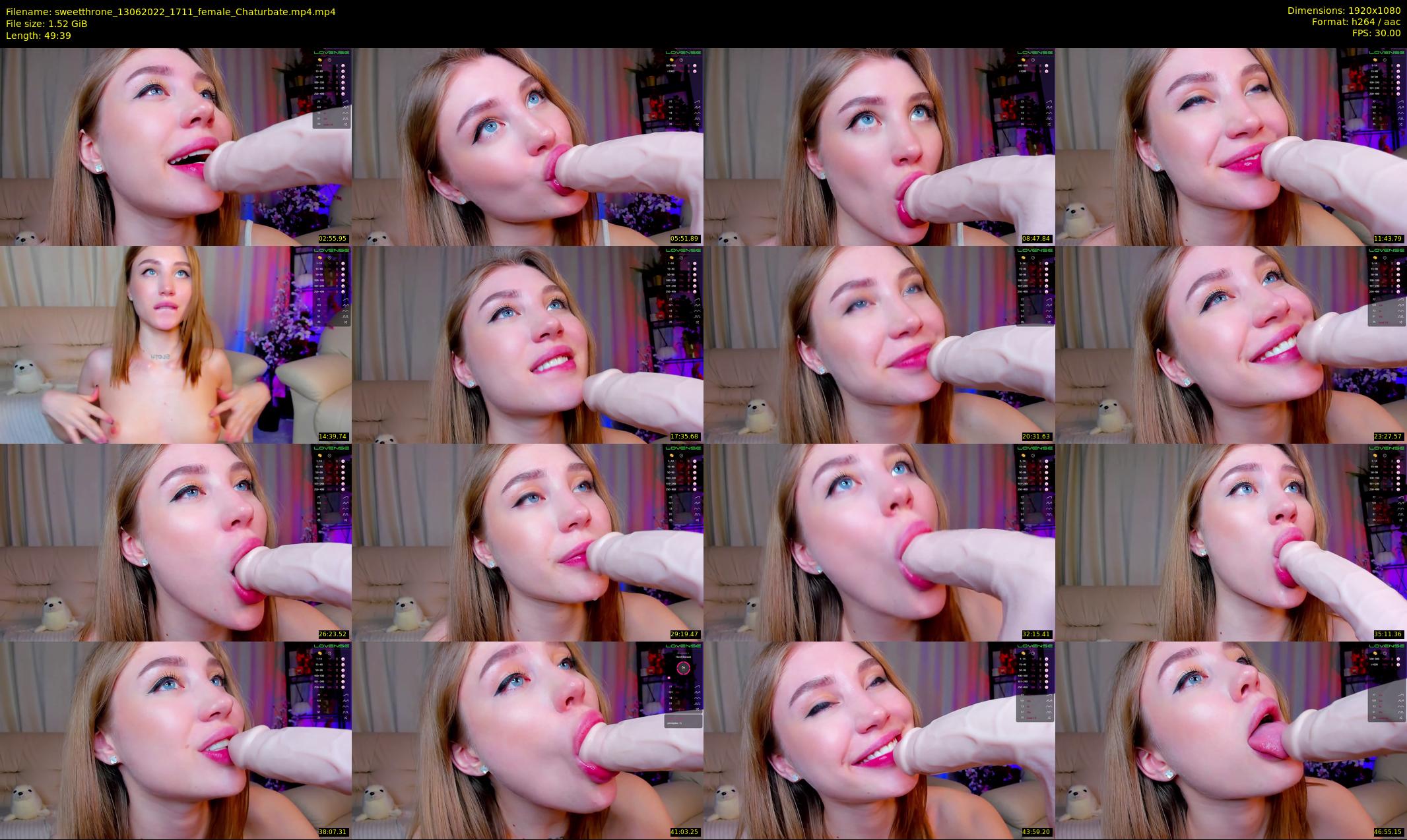 sweetthrone — 50 minute Chaturbate couple cam show recording, 1080p, Jun 13, 2022