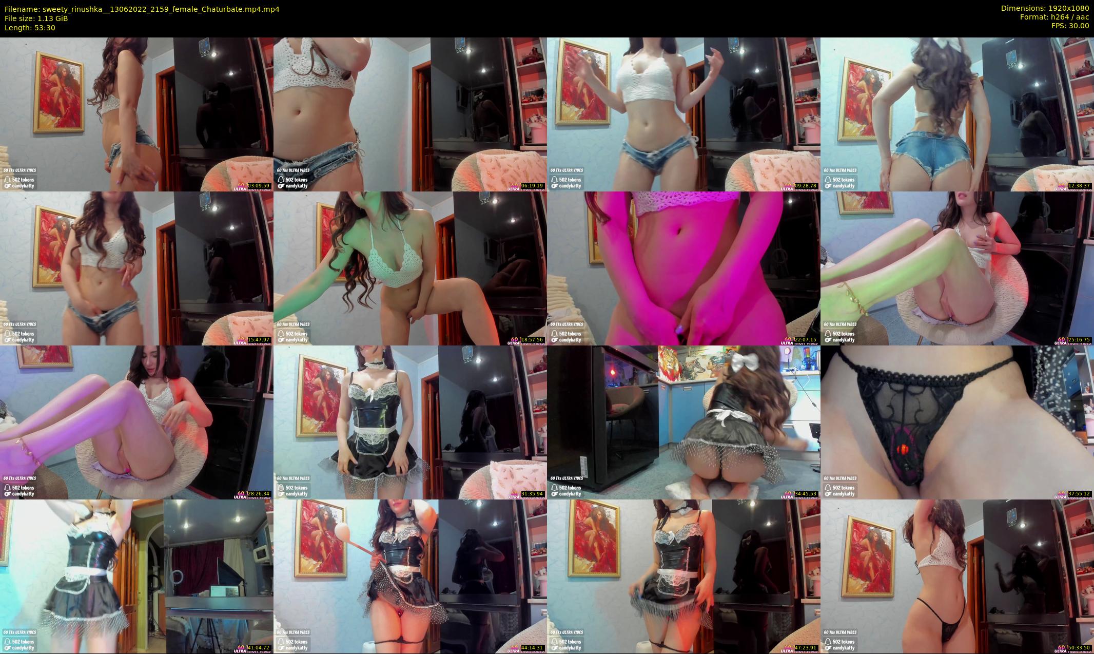 sweety_rinushka_ — 54 minute Chaturbate female cam show recording, 1080p, Jun 13, 2022