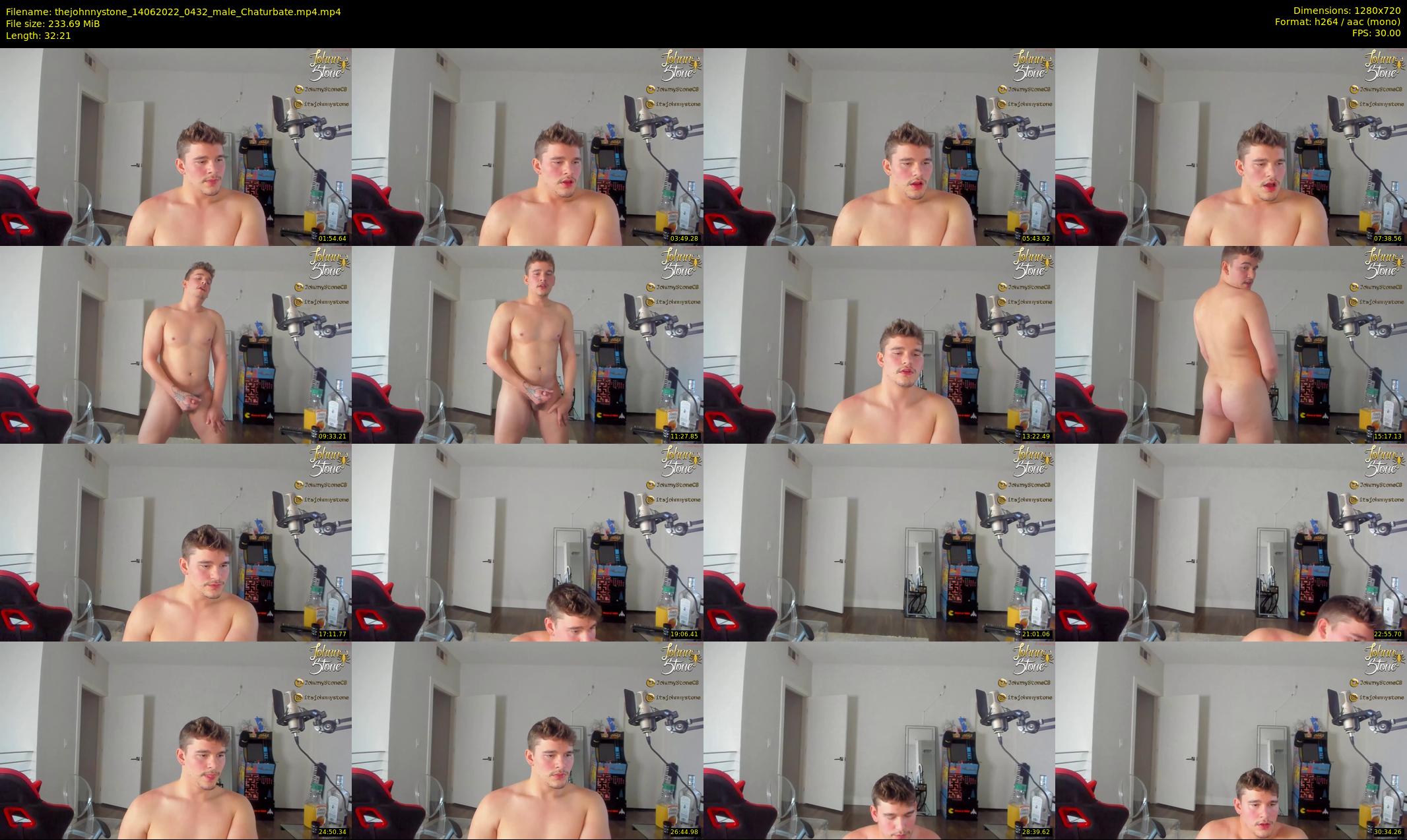 thejohnnystone — 33 minute Chaturbate male cam show recording, 720p, Jun 14, 2022