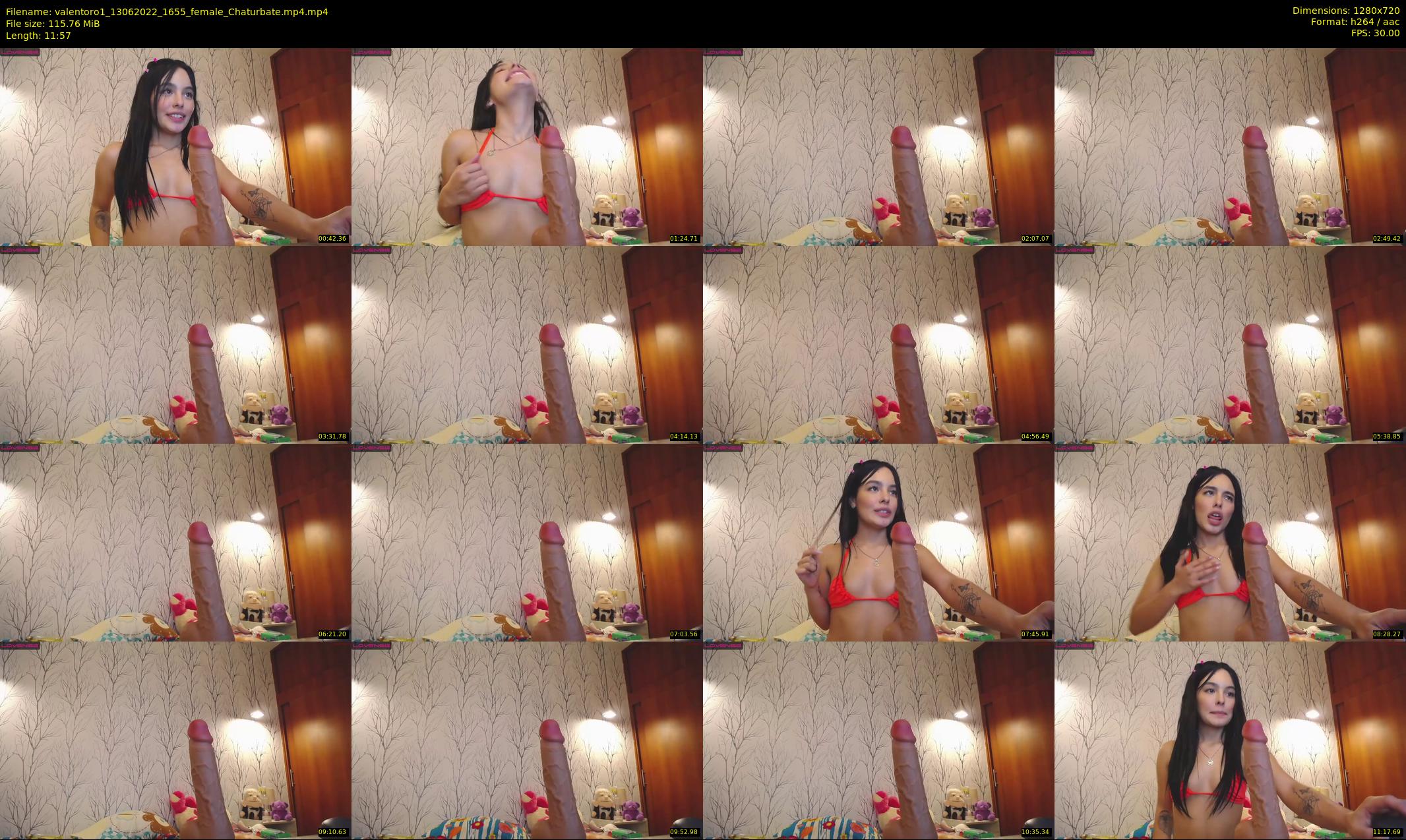 valentoro1 — 12 minute Chaturbate female cam show recording, 720p, Jun 13, 2022