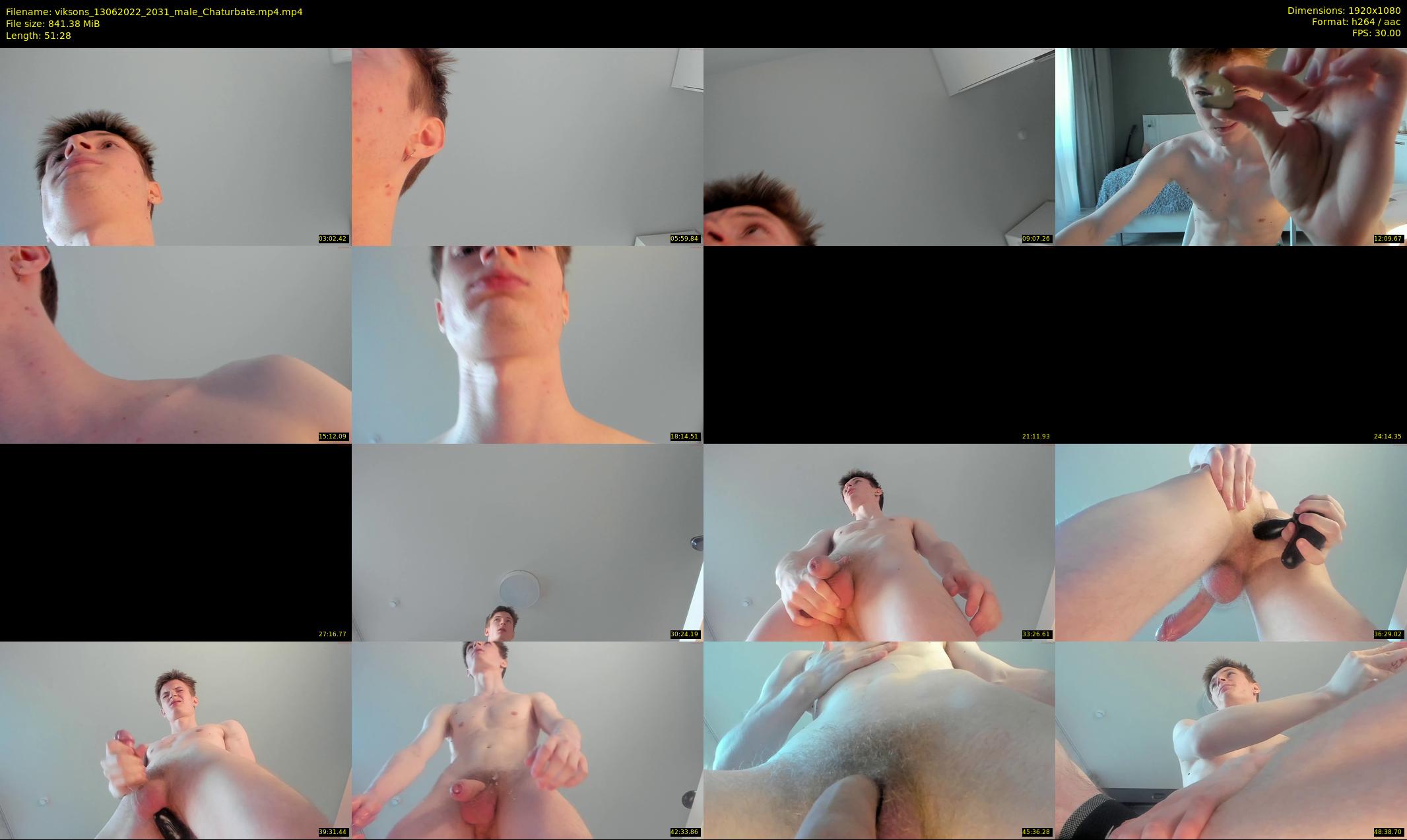 viksons — 52 minute Chaturbate male cam show recording, 1080p, Jun 13, 2022