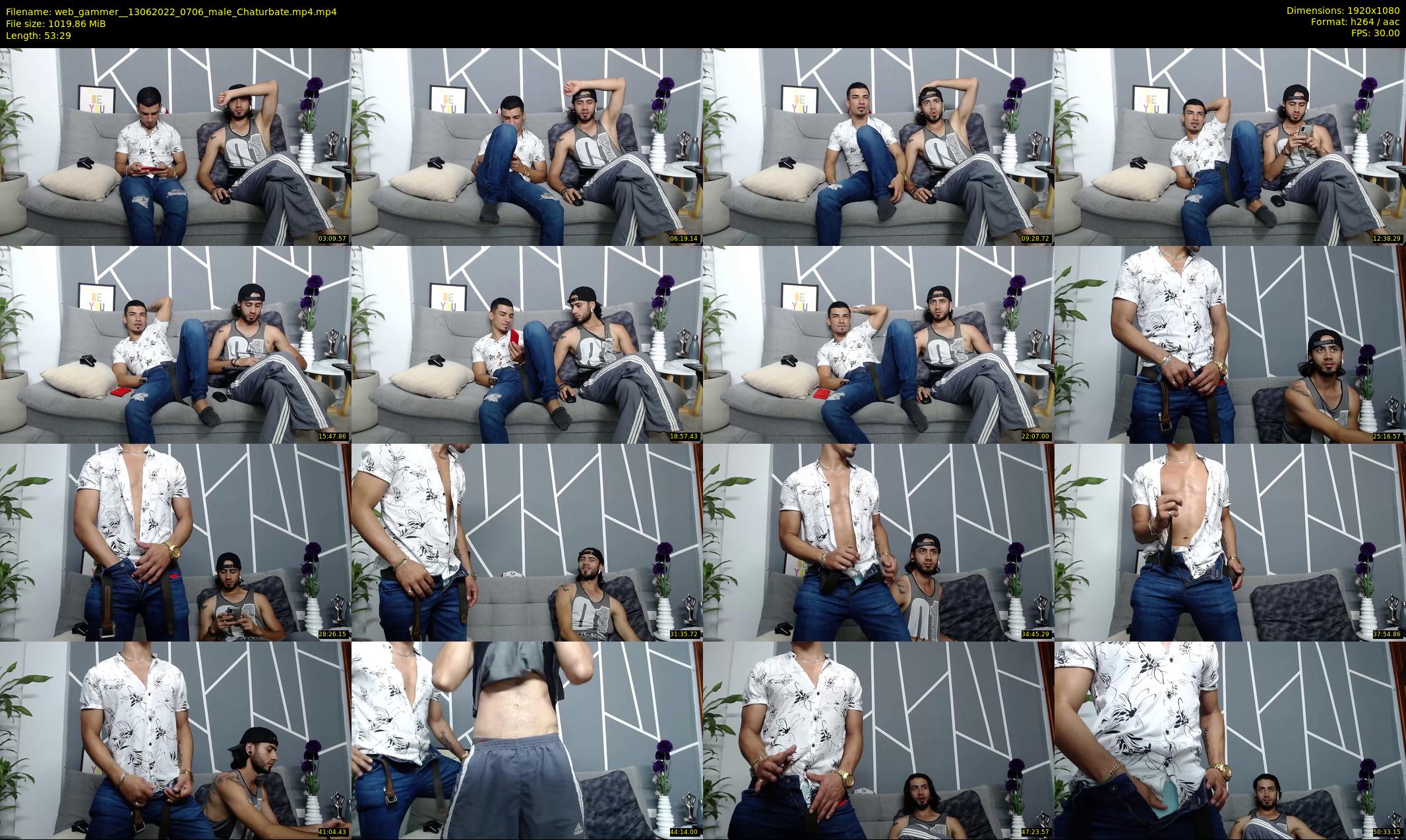 web_gammer_ — 54 minute Chaturbate male cam show recording, 1080p, Jun 13, 2022