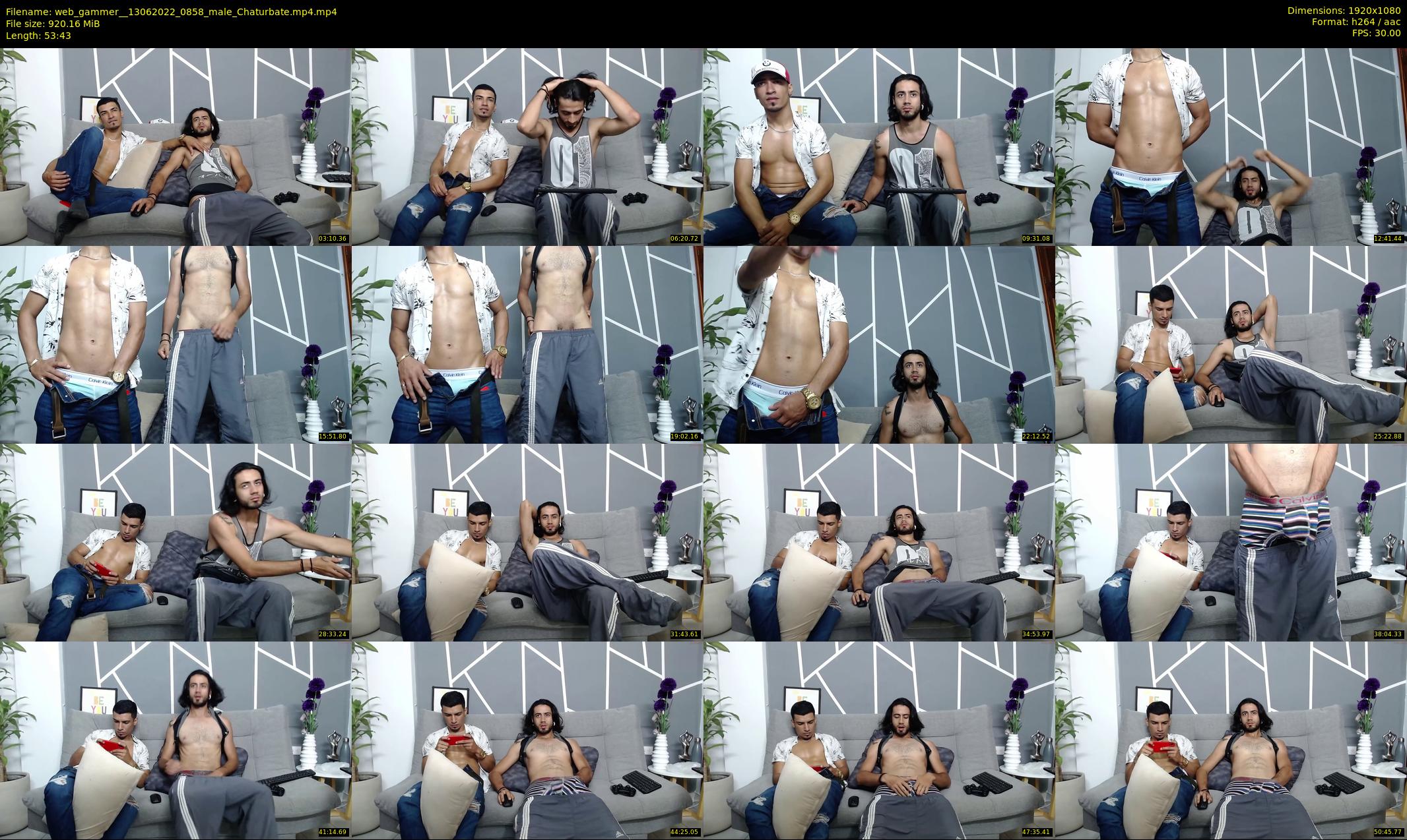 web_gammer_ — 54 minute Chaturbate male cam show recording, 1080p, Jun 13, 2022