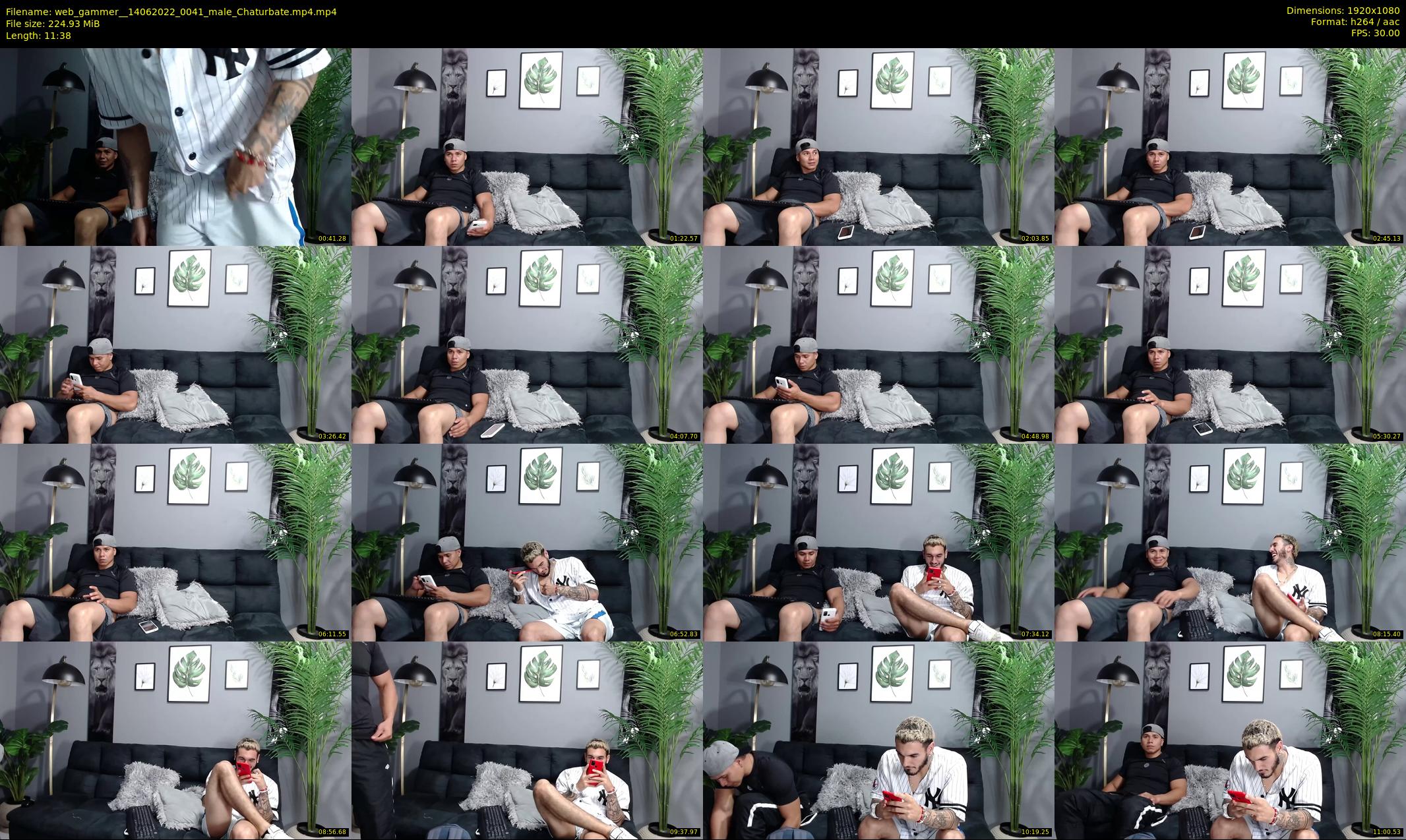 web_gammer_ — 12 minute Chaturbate male cam show recording, 1080p, Jun 14, 2022