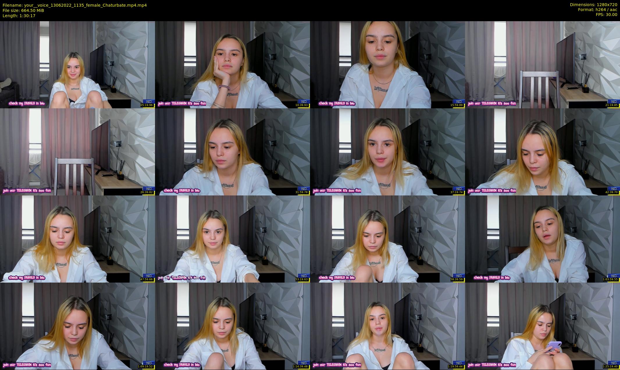 your__voice — 91 minute Chaturbate female cam show recording, 720p, Jun 13, 2022