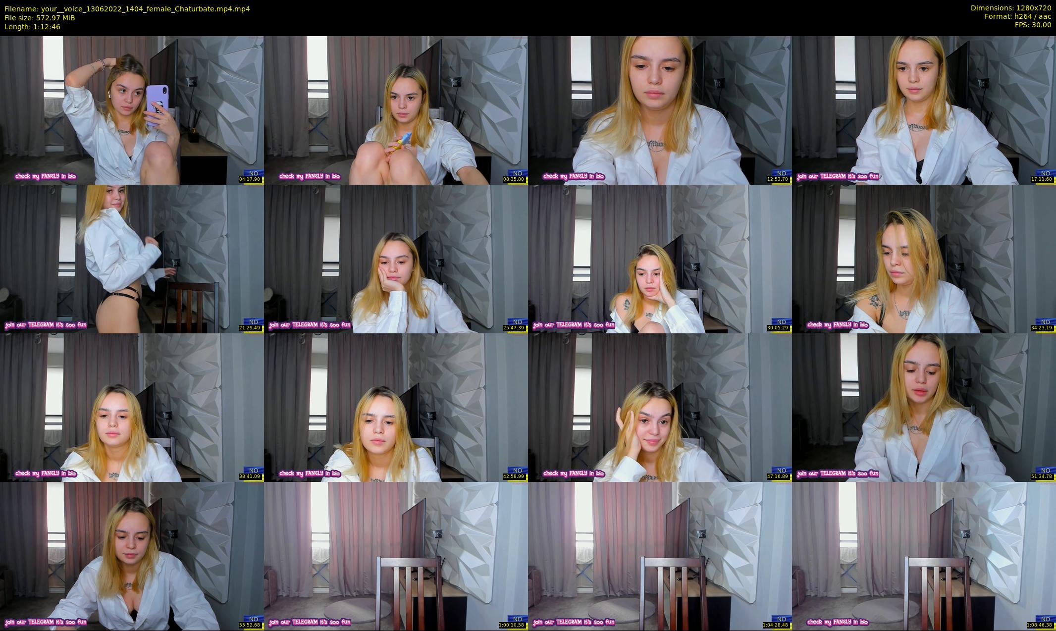 your__voice — 73 minute Chaturbate female cam show recording, 720p, Jun 13, 2022