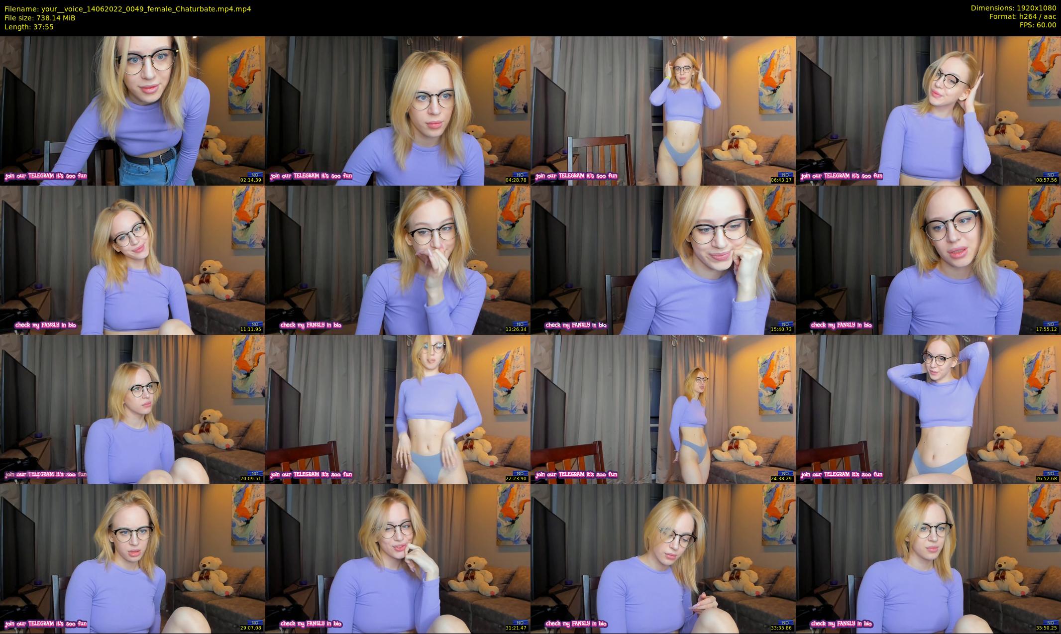 your__voice — 38 minute Chaturbate female cam show recording, 1080p, Jun 14, 2022