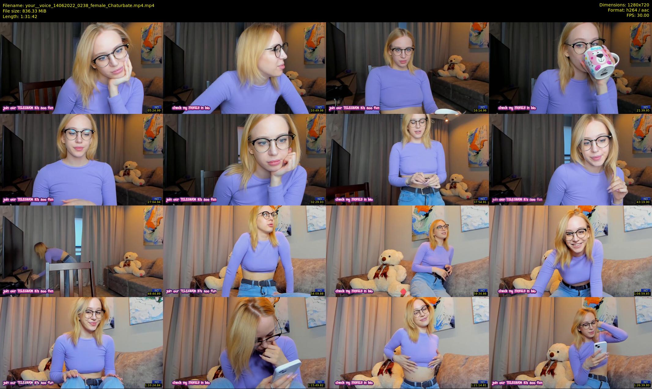 your__voice — 92 minute Chaturbate female cam show recording, 720p, Jun 14, 2022