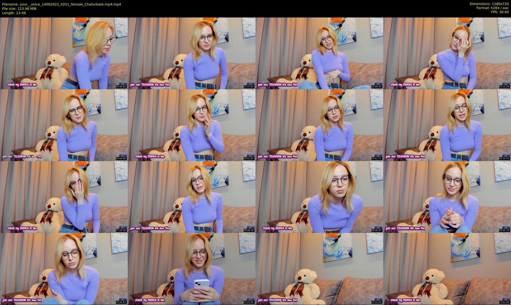 your__voice — 14 minute Chaturbate female cam show recording, 720p, Jun 14, 2022