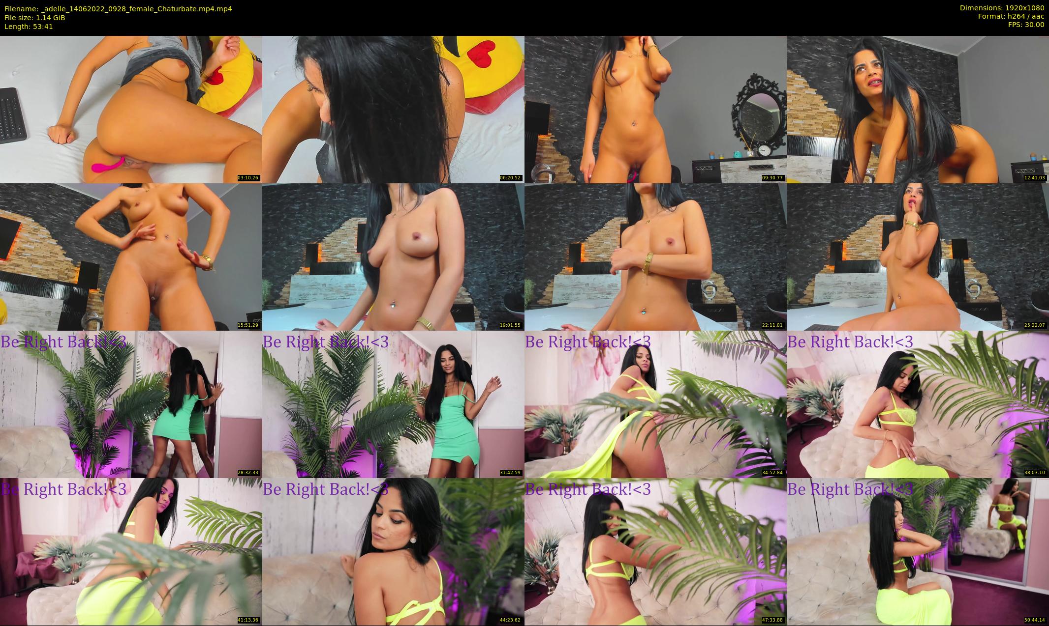 _adelle — 54 minute Chaturbate female cam show recording, 1080p, Jun 14, 2022