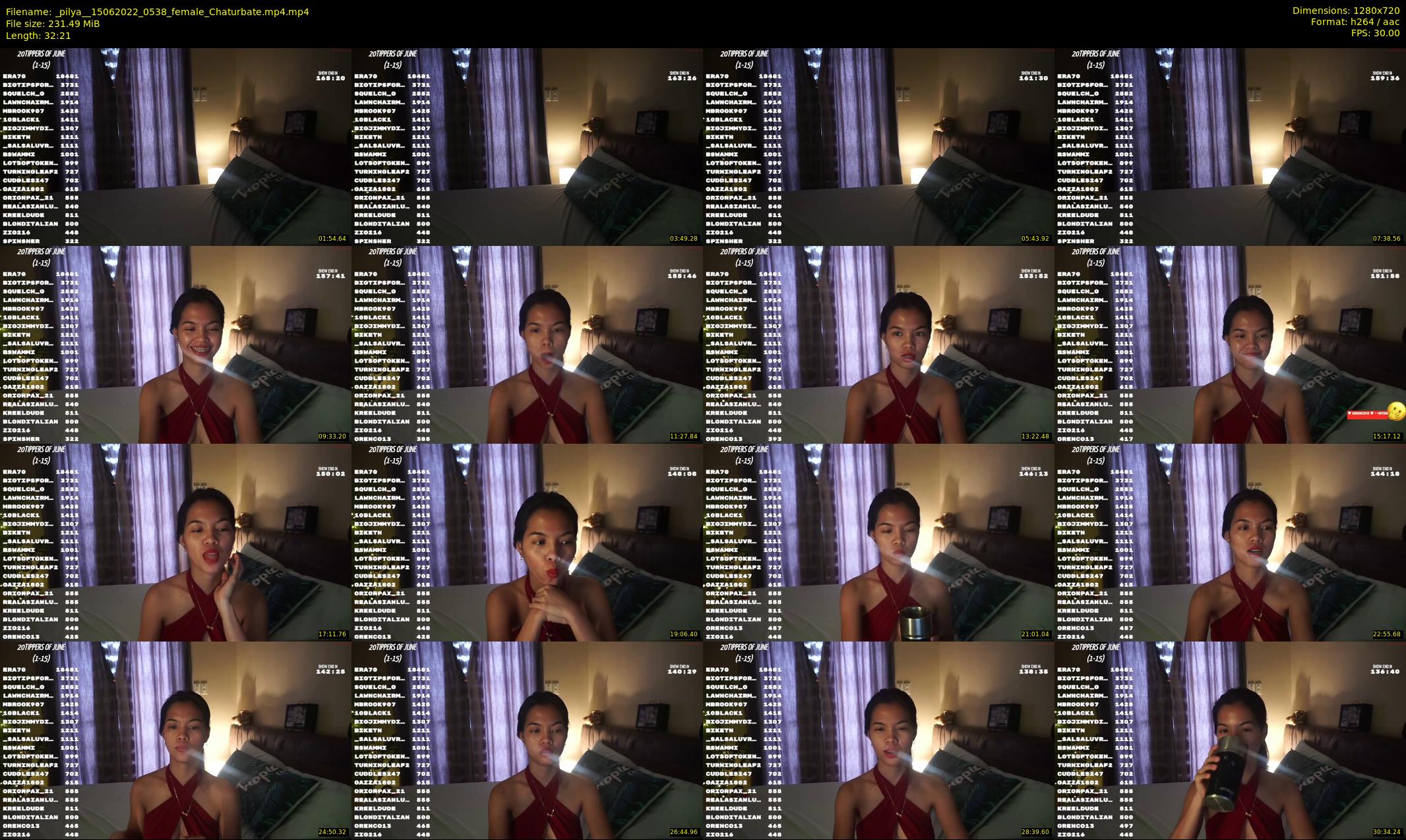 _pilya_ — 33 minute Chaturbate female cam show recording, 720p, Jun 15, 2022