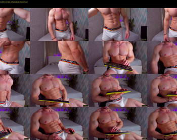 adam_muscle_ — 35 minute Chaturbate male cam show recording, 1080p, Jun 14, 2022