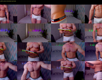 adam_muscle_ — 38 minute Chaturbate male cam show recording, 1080p, Jun 14, 2022
