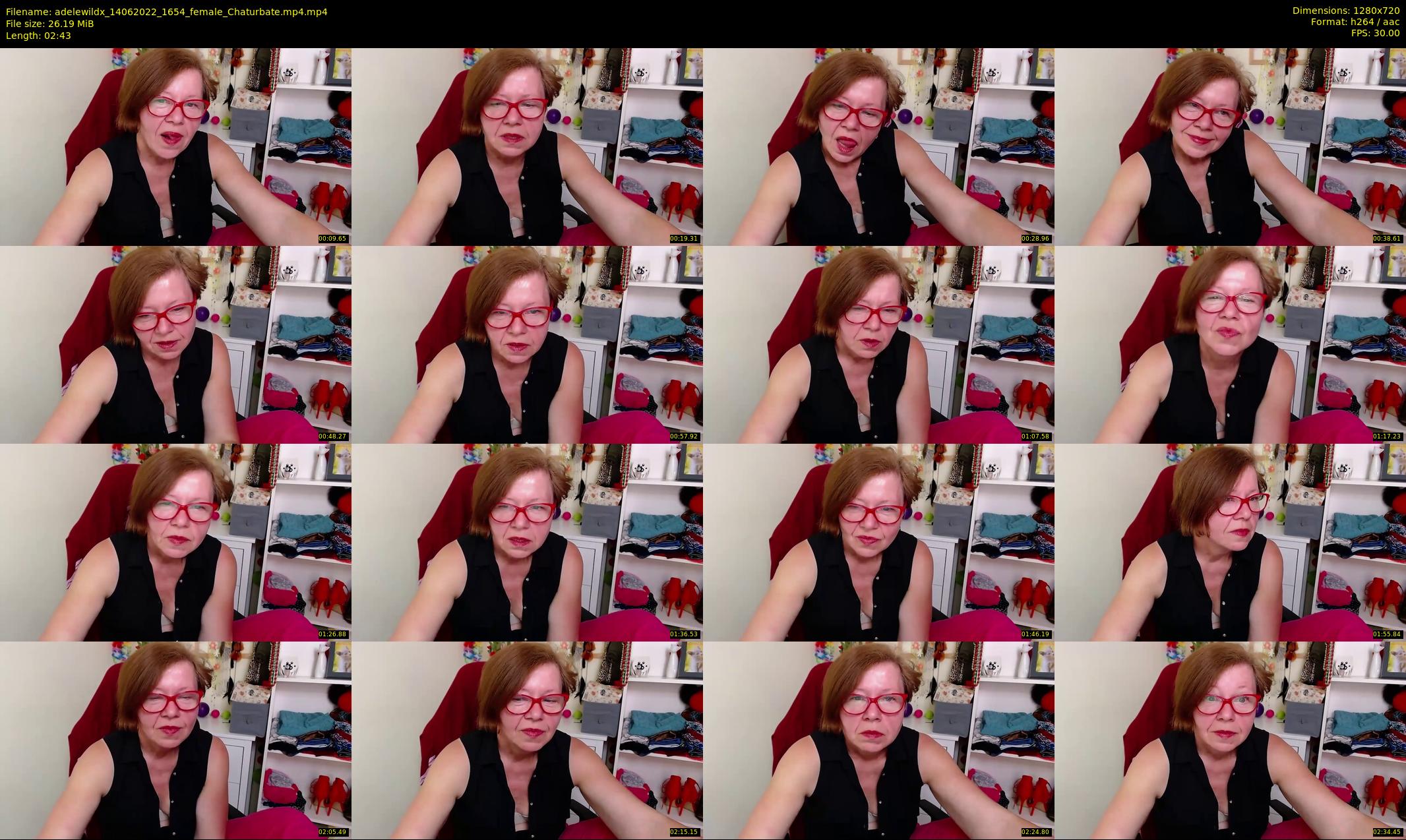 adelewildx — 3 minute Chaturbate female cam show recording, 720p, Jun 14, 2022