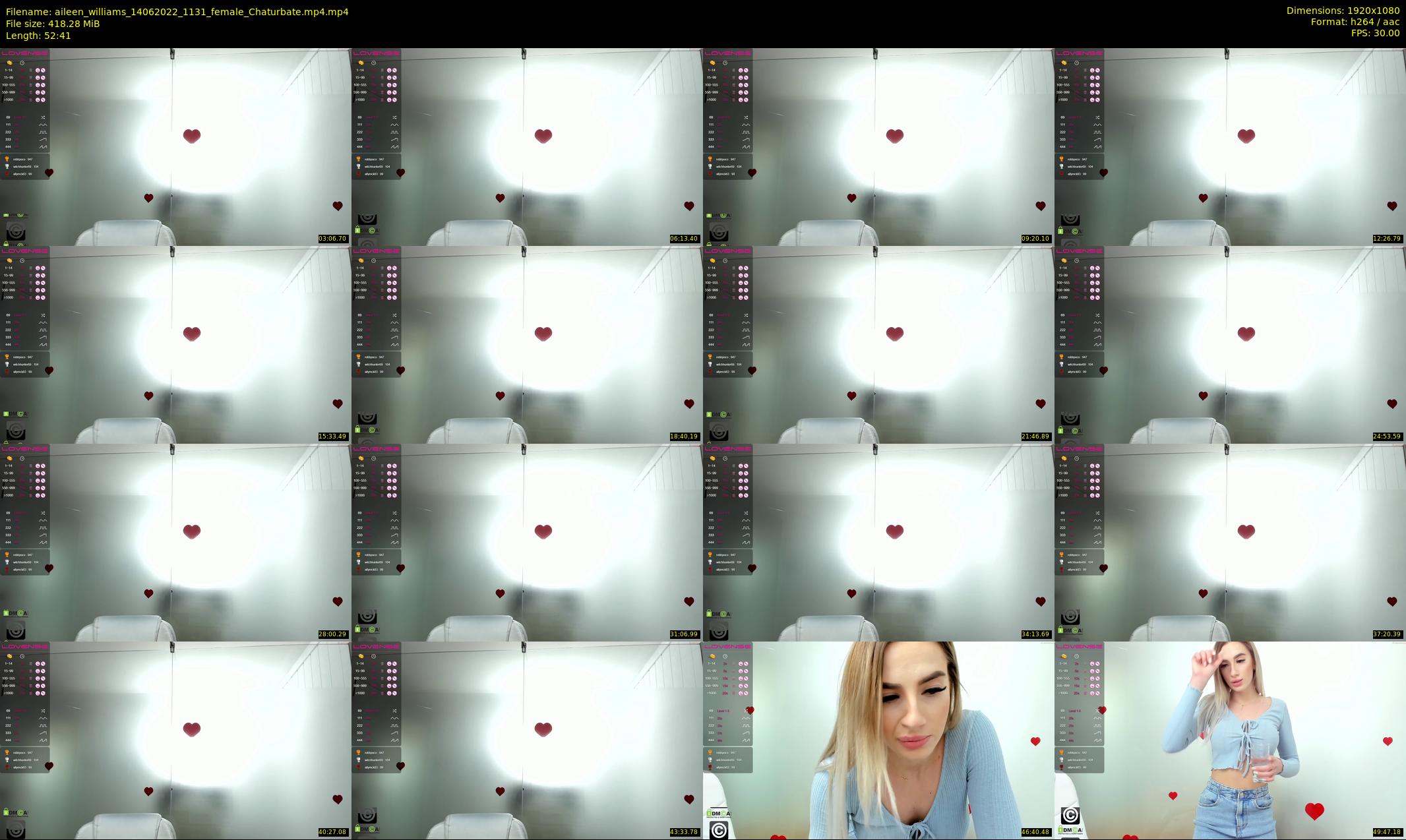 aileen_williams — 53 minute Chaturbate female cam show recording, 1080p, Jun 14, 2022