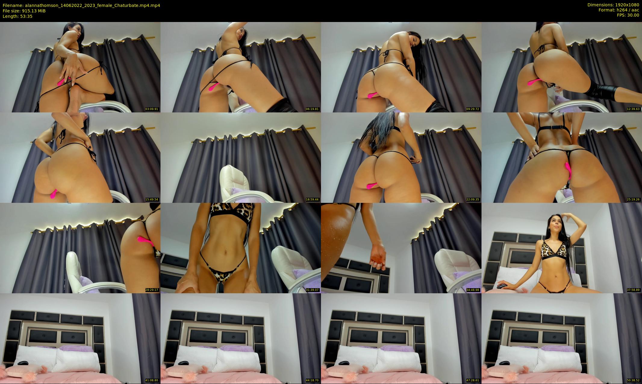 alannathomson — 54 minute Chaturbate female cam show recording, 1080p, Jun 14, 2022
