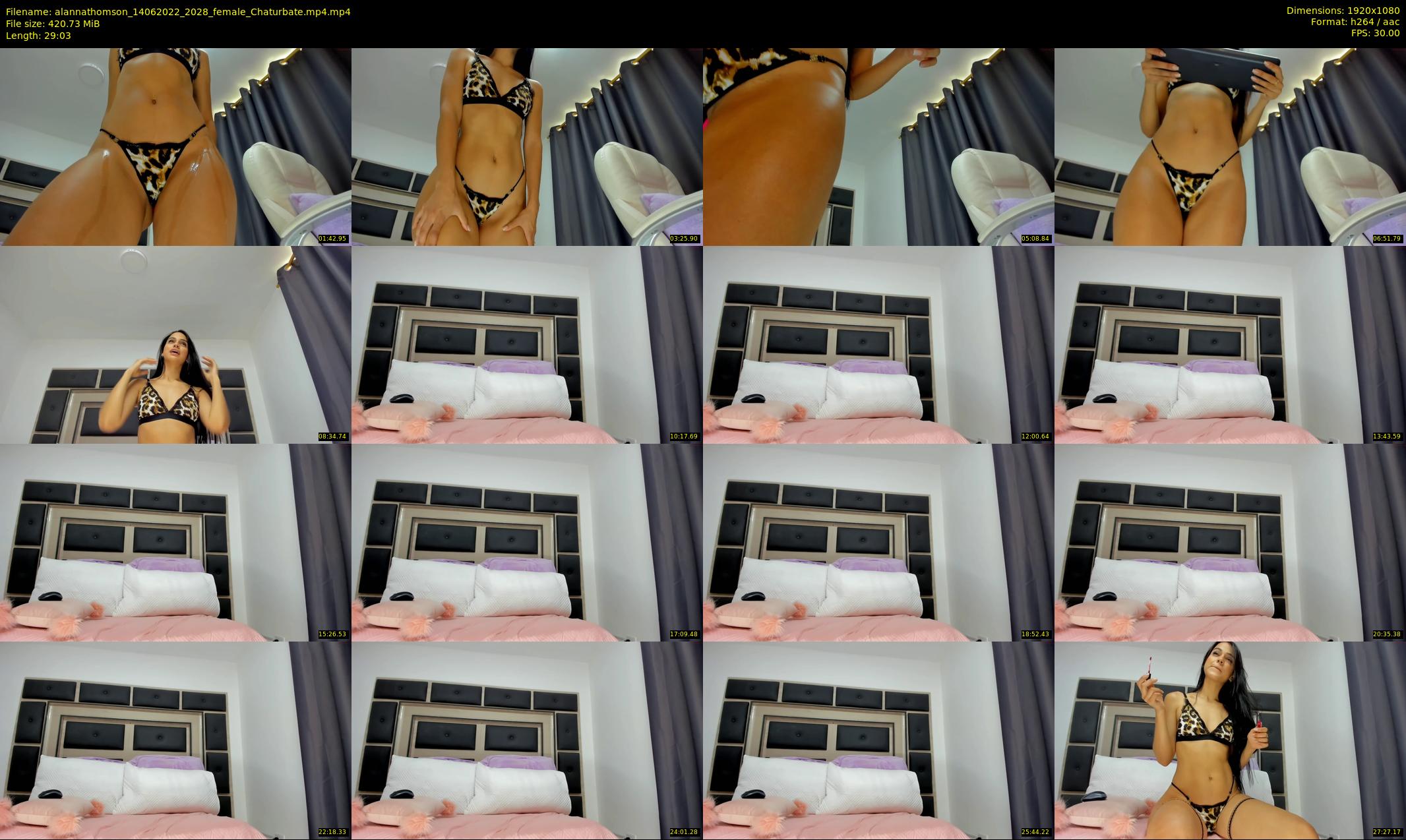 alannathomson — 30 minute Chaturbate female cam show recording, 1080p, Jun 14, 2022