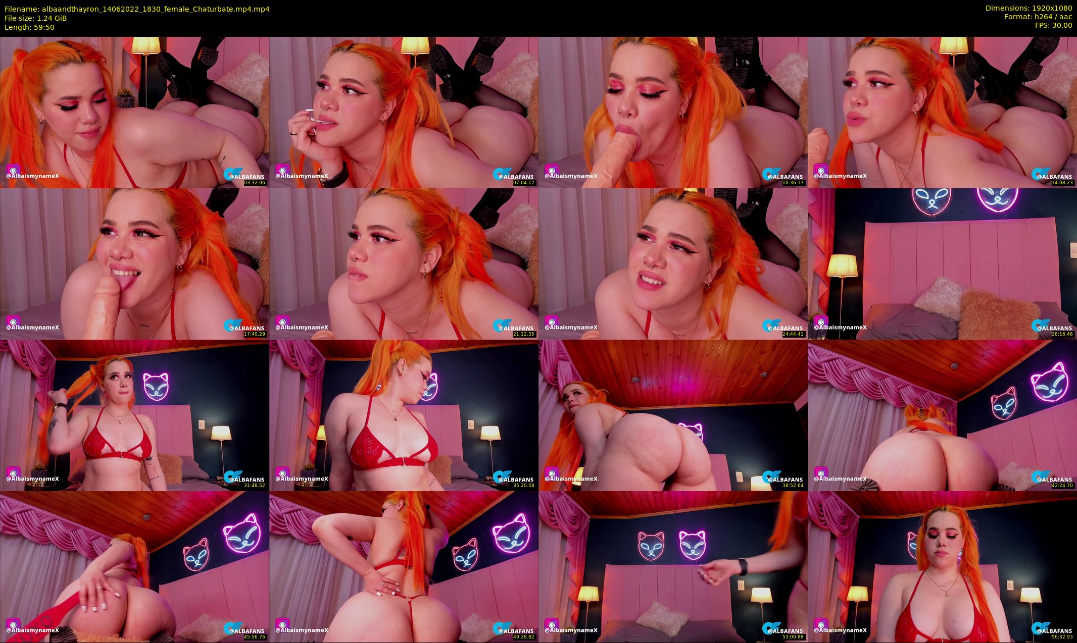albaandthayron — 60 minute Chaturbate couple cam show recording, 1080p, Jun 14, 2022