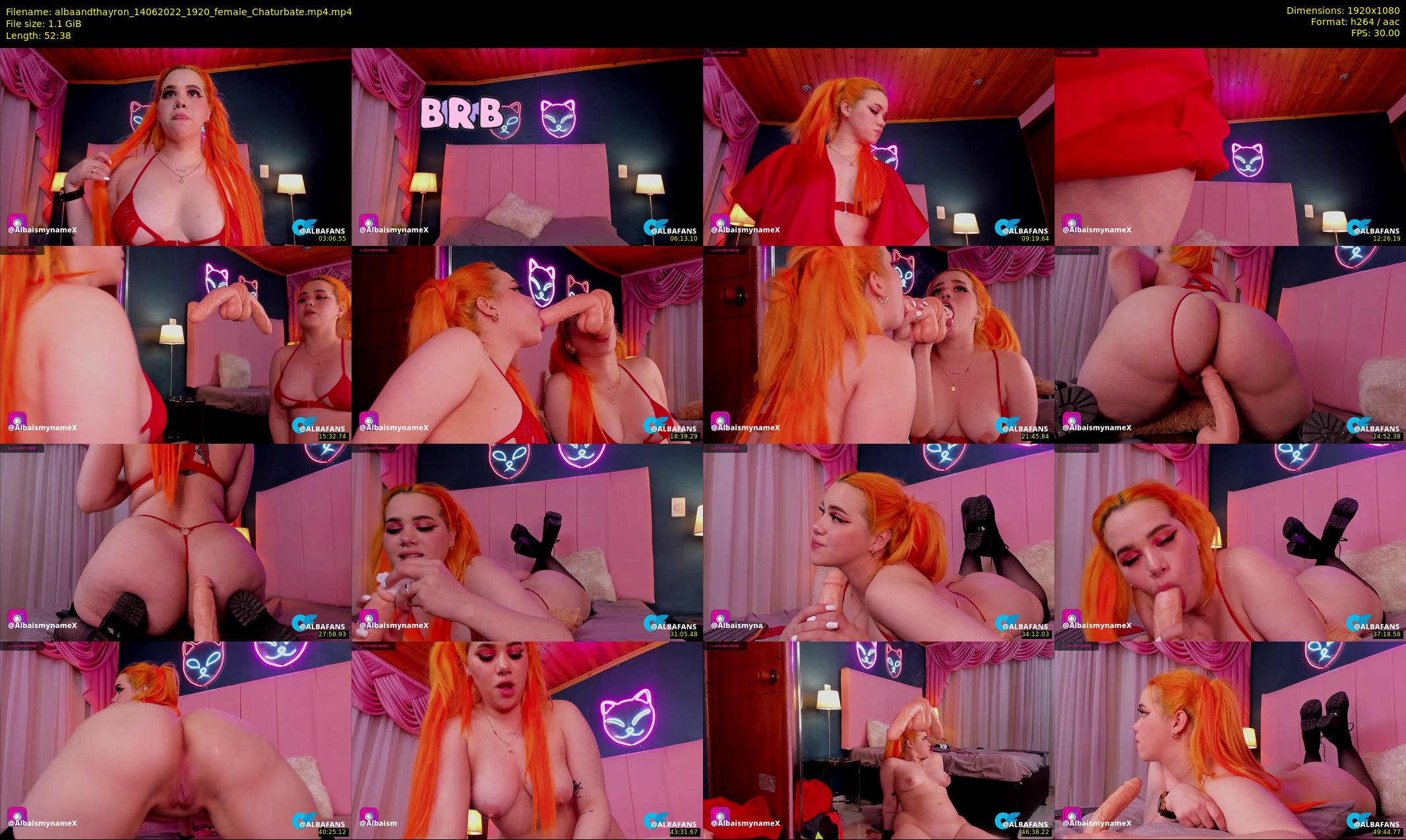 albaandthayron — 53 minute Chaturbate couple cam show recording, 1080p, Jun 14, 2022